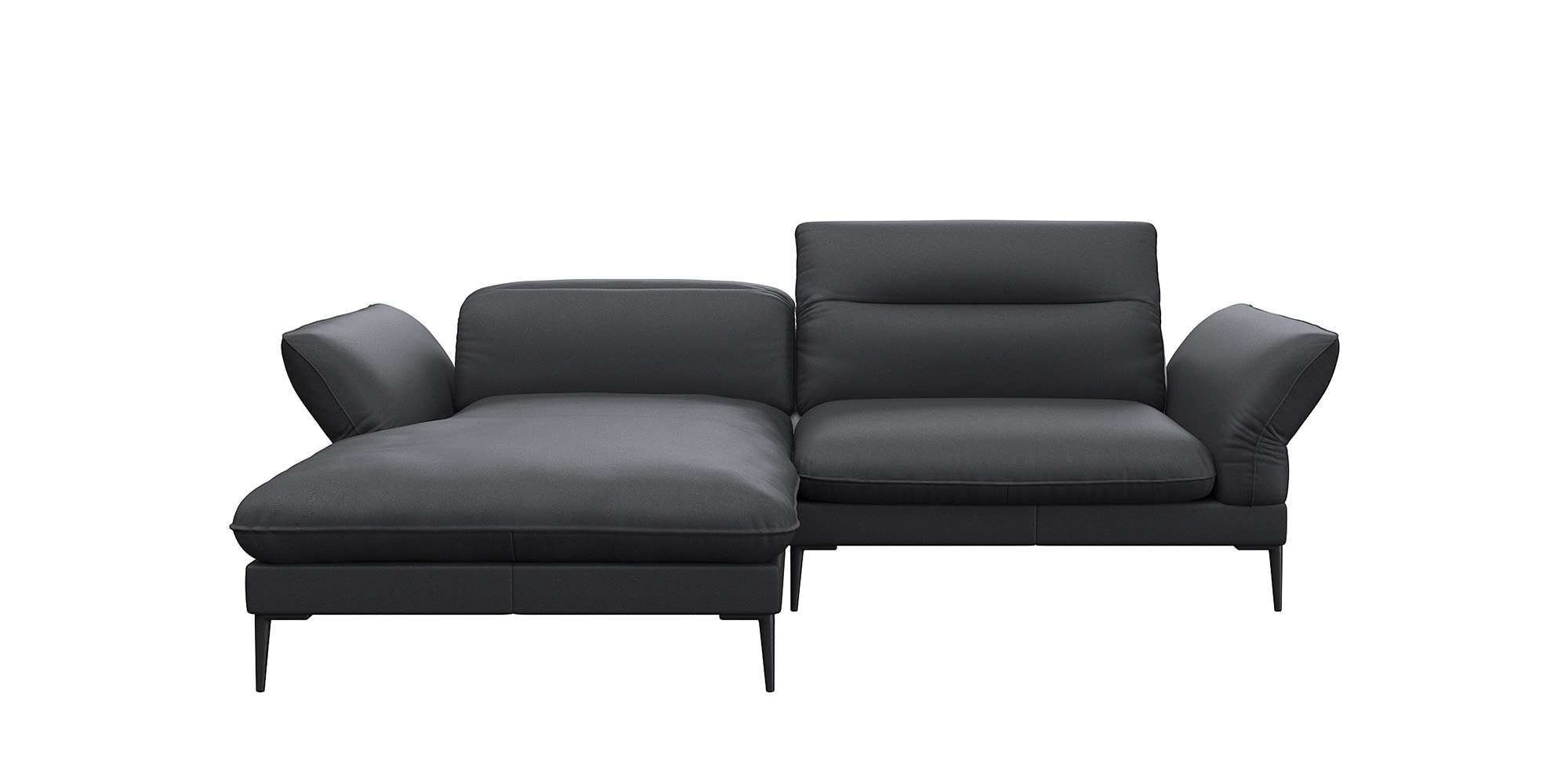 FLEXLUX Ecksofa "Salino, Funktionssofa mit Recamiere, Relaxsofa, Ecksofa", günstig online kaufen