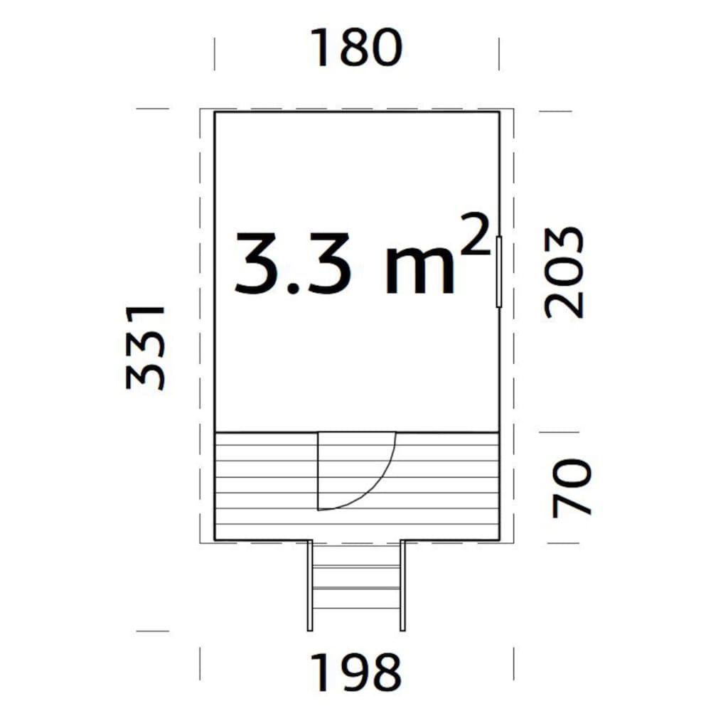 Palmako Spielhaus »Huck 3,3 m²«