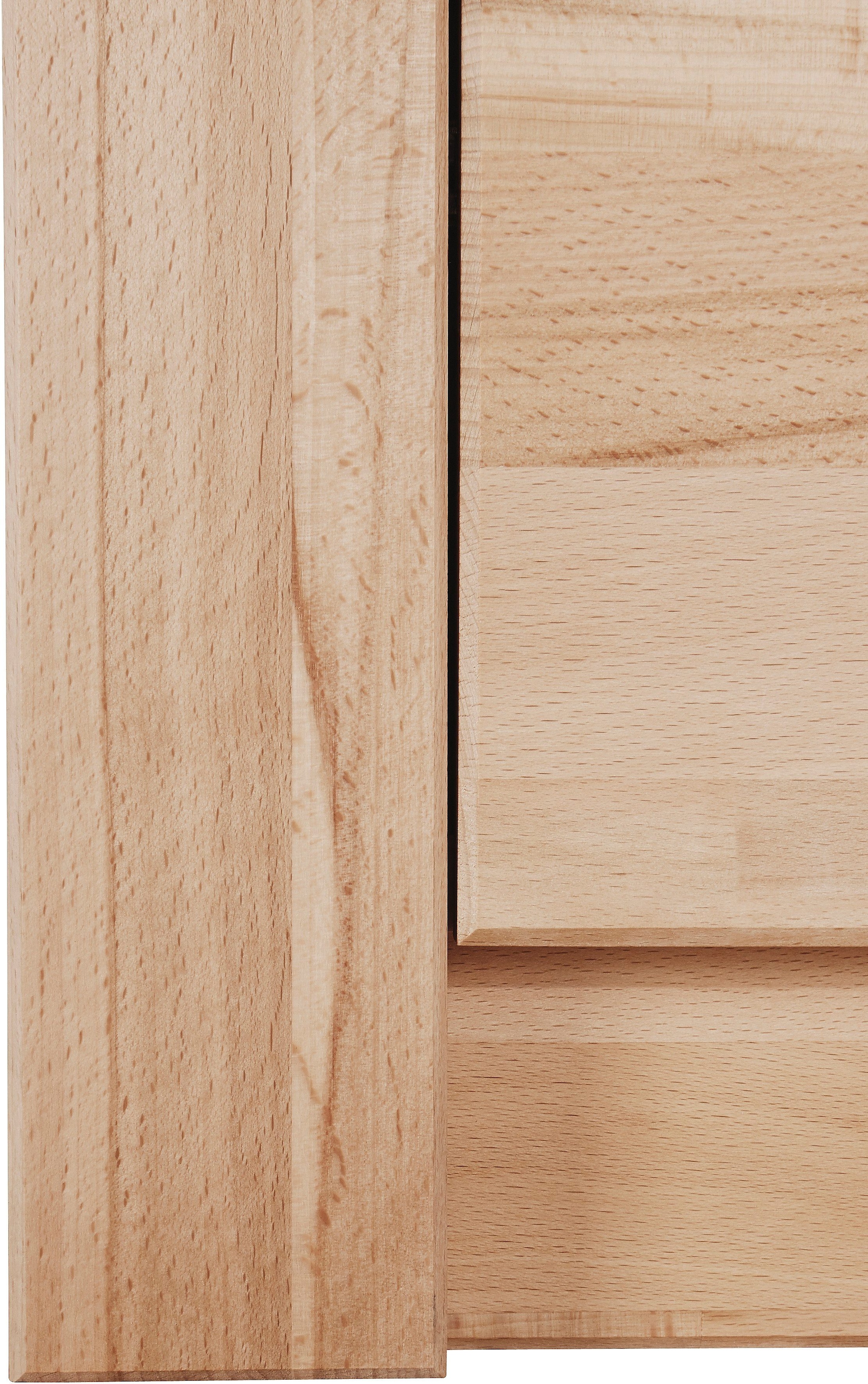 VOGL Möbelfabrik Highboard »Toronto«, opt. Glastüren, teilmassiv, Rahmenoptik, Made in Germany