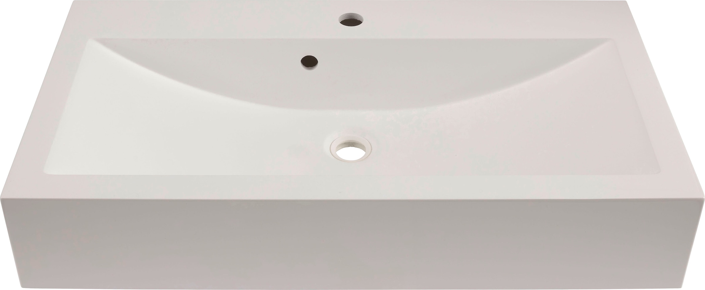 INOSIGN Waschtisch-Set »Riga, Breite 140 cm, inkl. Aufsatzwaschbecken, 2 Schubkästen, 1 Tür«, (Set, 1 St.), Hängeschrank, Unterschrank, Badmöbel, Badschrank, Schrank, Bad