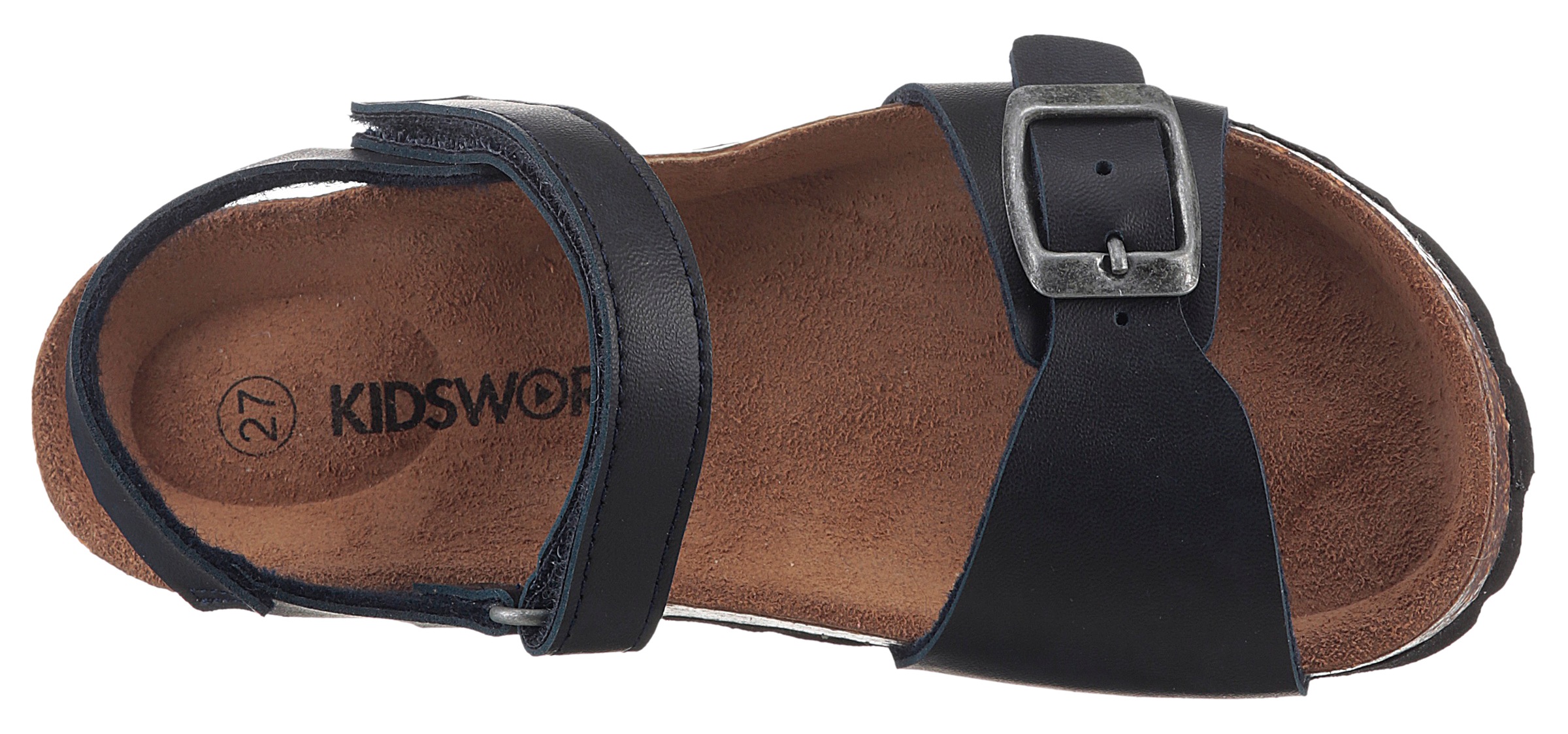 KIDSWORLD Riemchensandale, Sommerschuh, Strandschuh, Urlaubschuh mit Klett