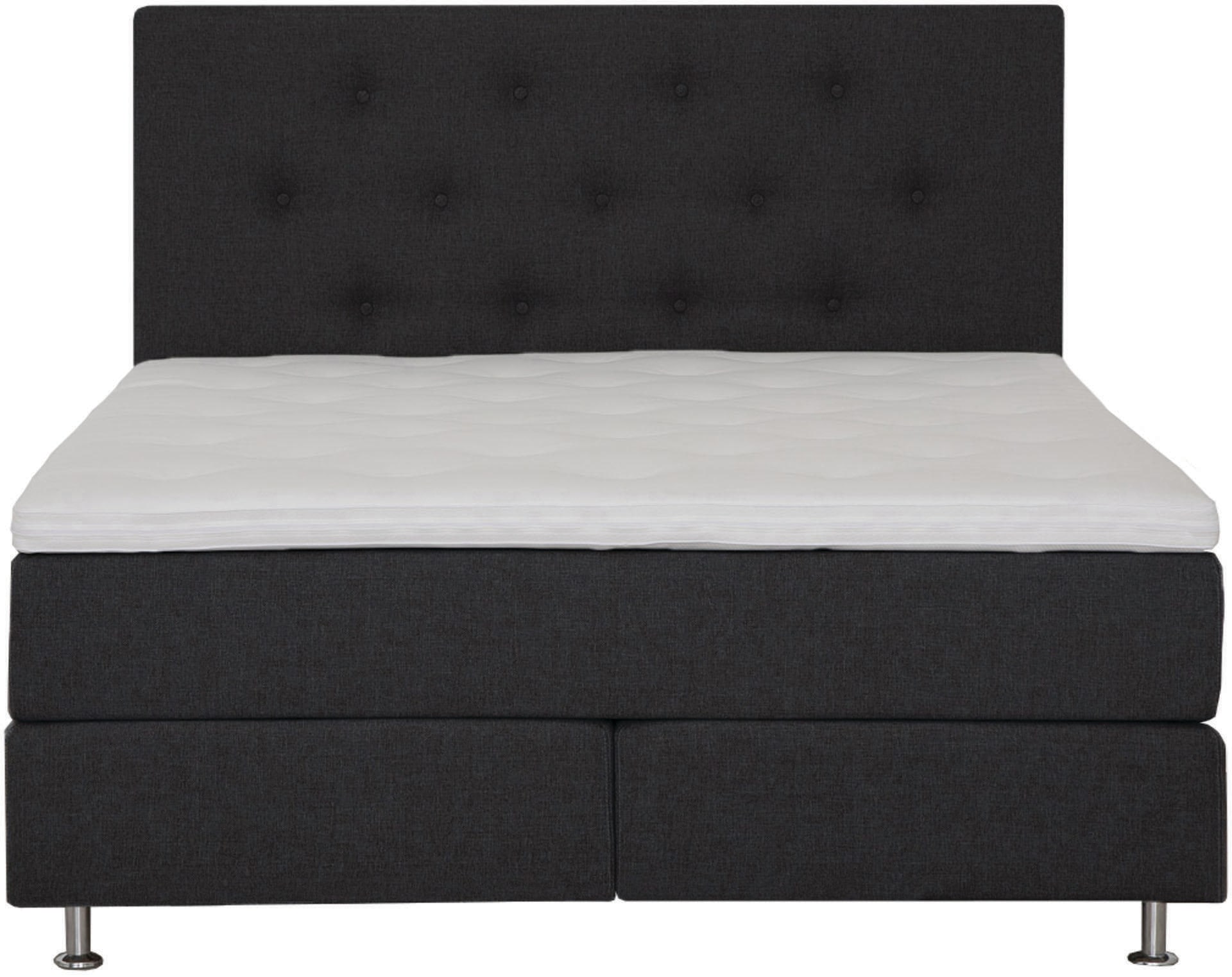 Places of Style Boxspringbett »Nordica«, inkl. Topper, auch in Überlänge 200/220 cm