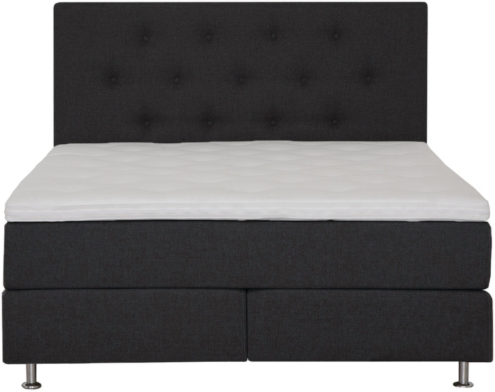 Home affaire Boxspringbett "Nordica" inkl. Topper, auch in Überlänge 200/22 günstig online kaufen