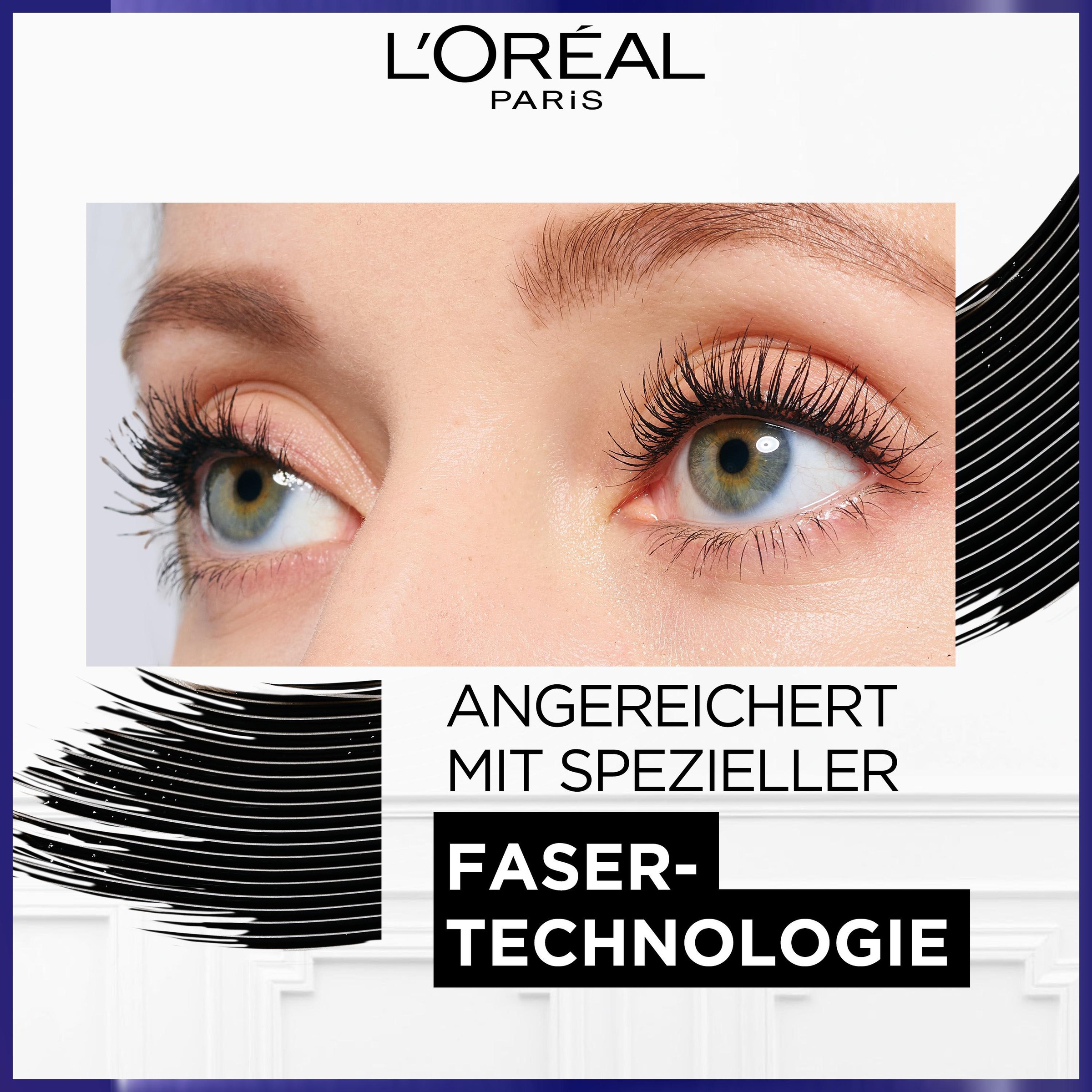 L'ORÉAL PARIS Mascara »ProXXL Extension Mascara schwarz«, mit spezieller Fasertechnologie