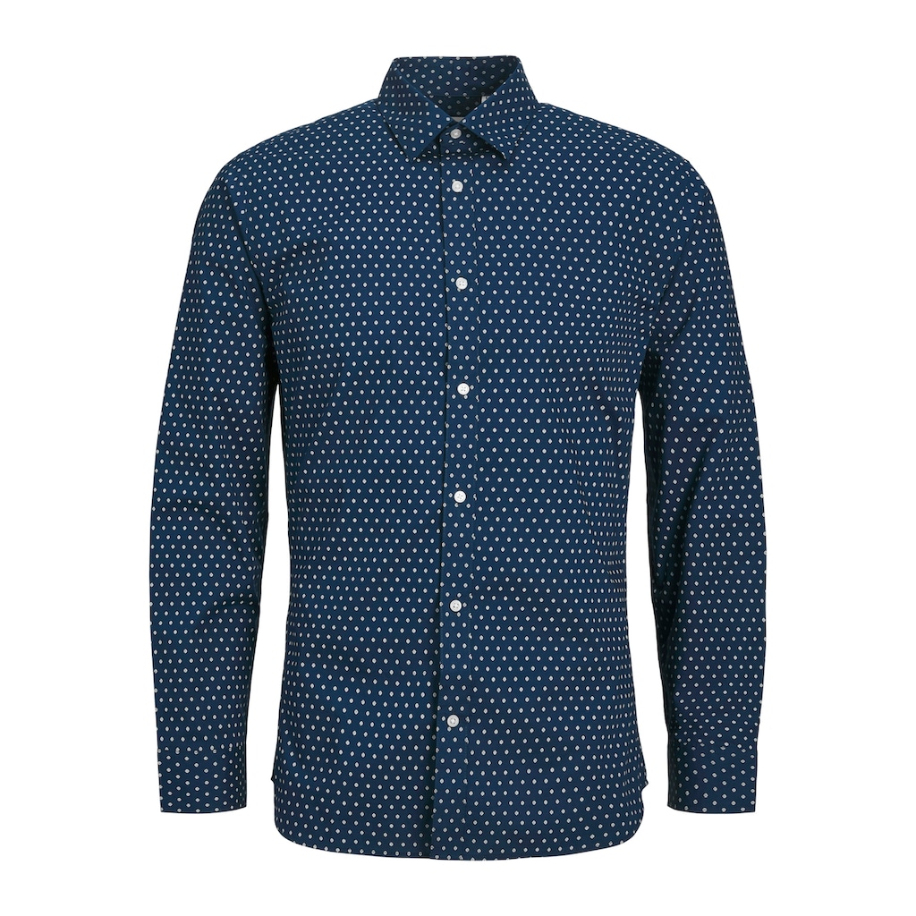 Jack & Jones Junior Langarmhemd »JJJOE PRINT SHIRT LS SS24 JNR«