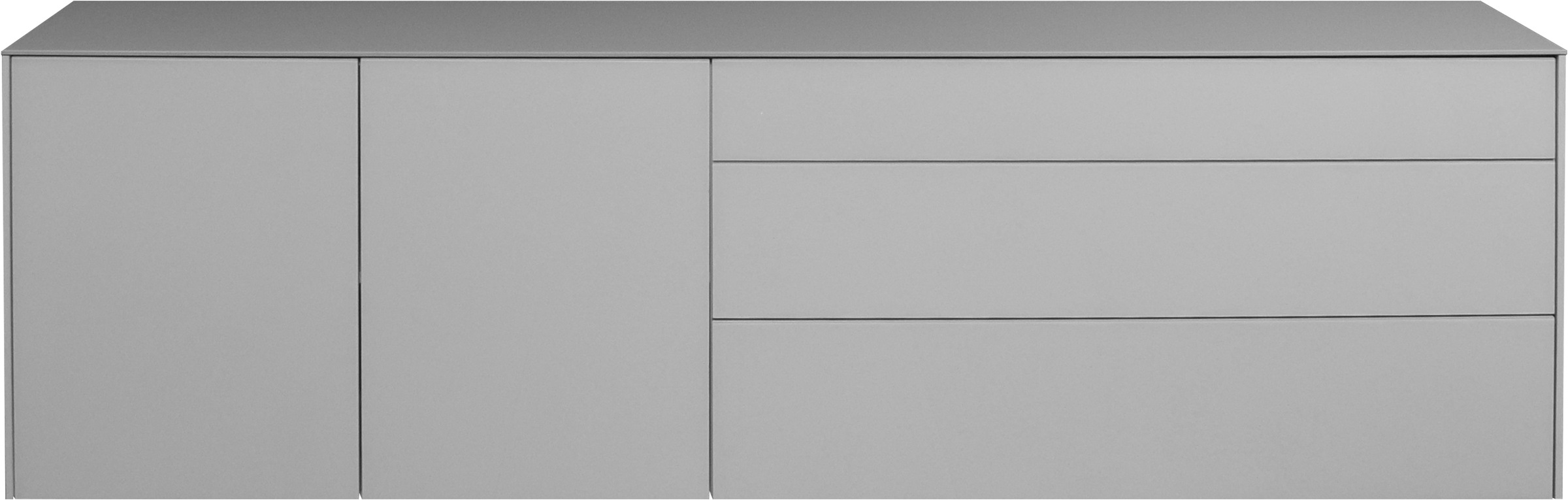Mäusbacher Lowboard "Imola TOPSELLER", Lowboard mit Glasfront und Glasoberp günstig online kaufen