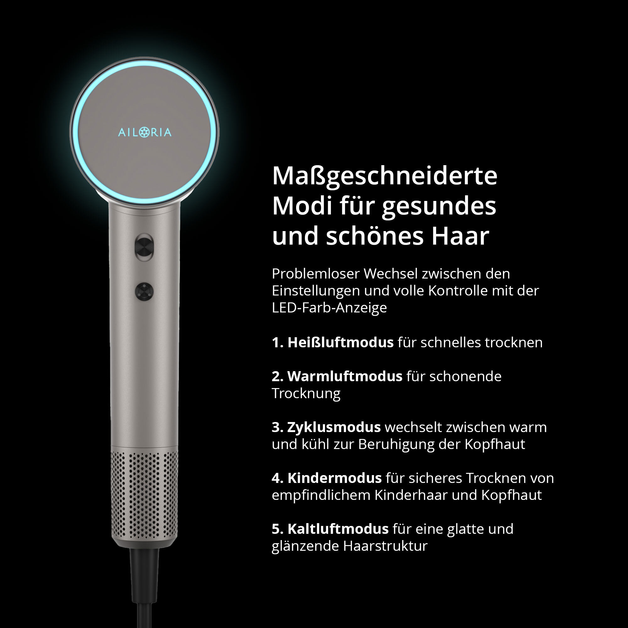 AILORIA Haartrockner »Highspeed Haartrockner VENTOUX«