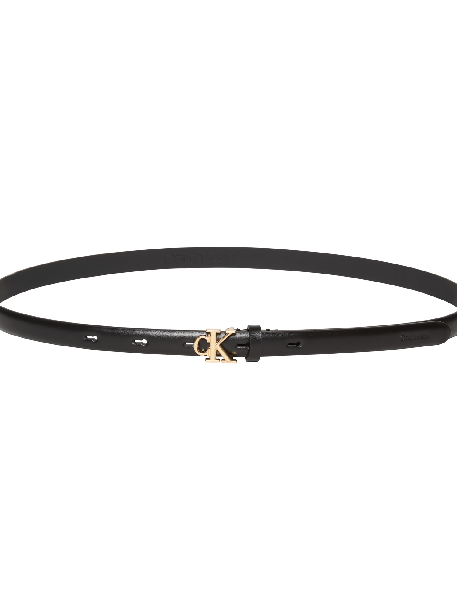 Calvin Klein Ledergürtel »CK BUCKLE 15MM FIXED BELT«, Größenverstellbar