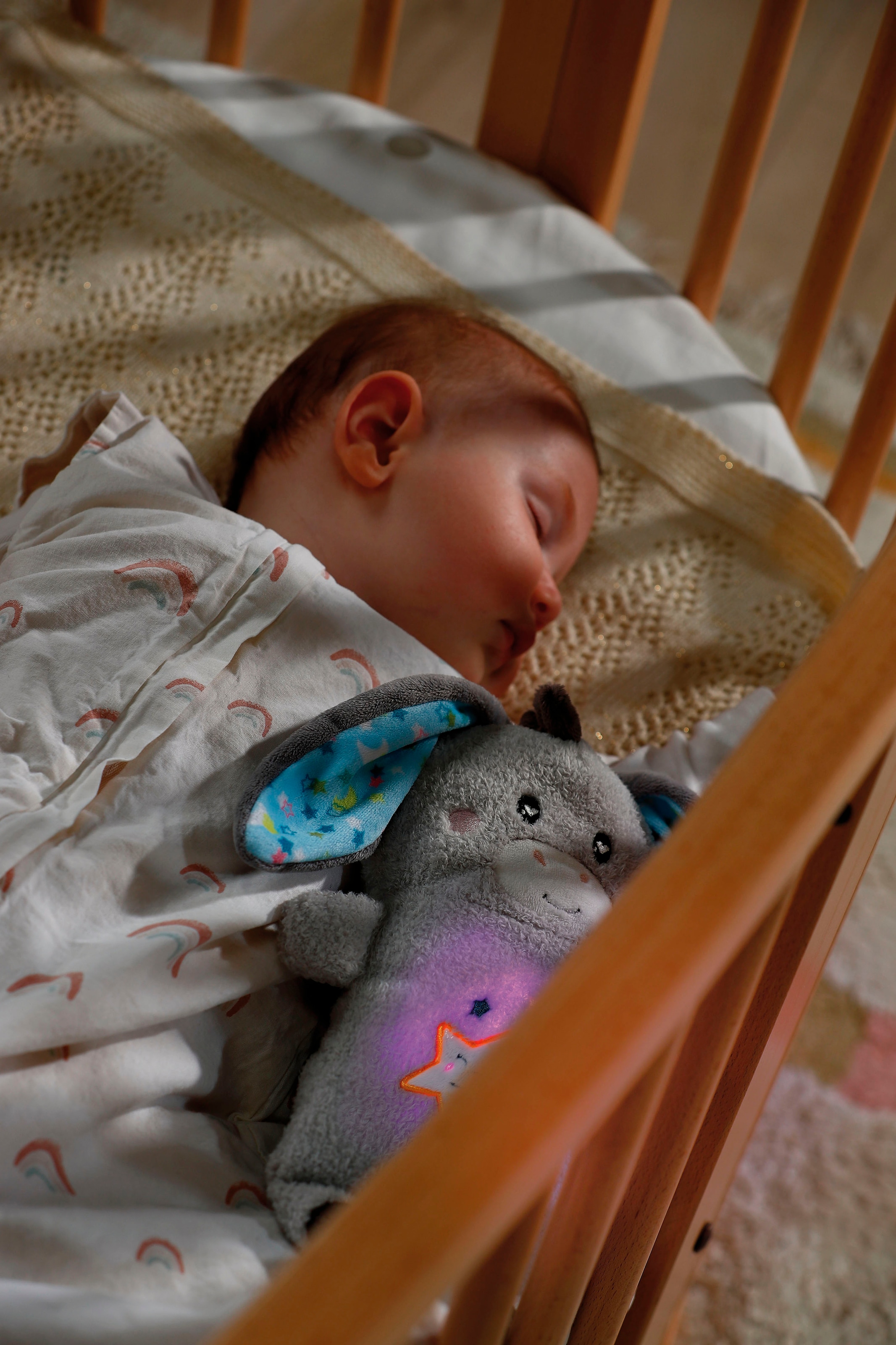 Nici Kuscheltier »My First NICI, Esel Littledoo 25 cm«, Baby Einschlafhilfe; mit Licht und Sound