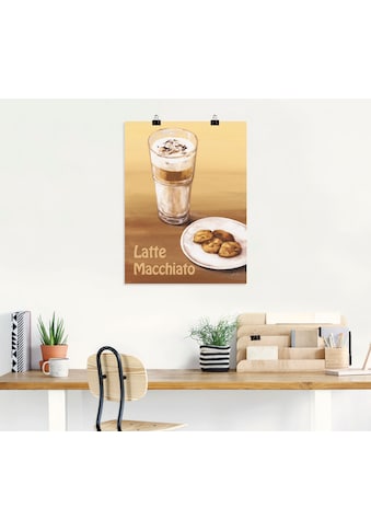 Poster »Latte Macchiato III«, Getränke, (1 St.)