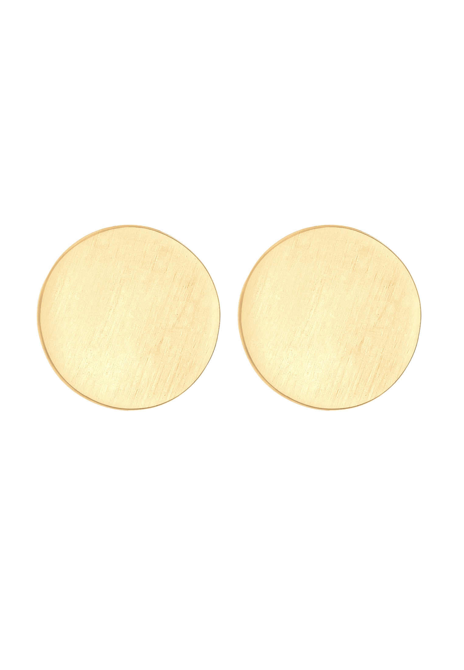 Elli Paar Ohrstecker »Ohrstecker Geo Kreis Matt Basic Cool 925er Silber«