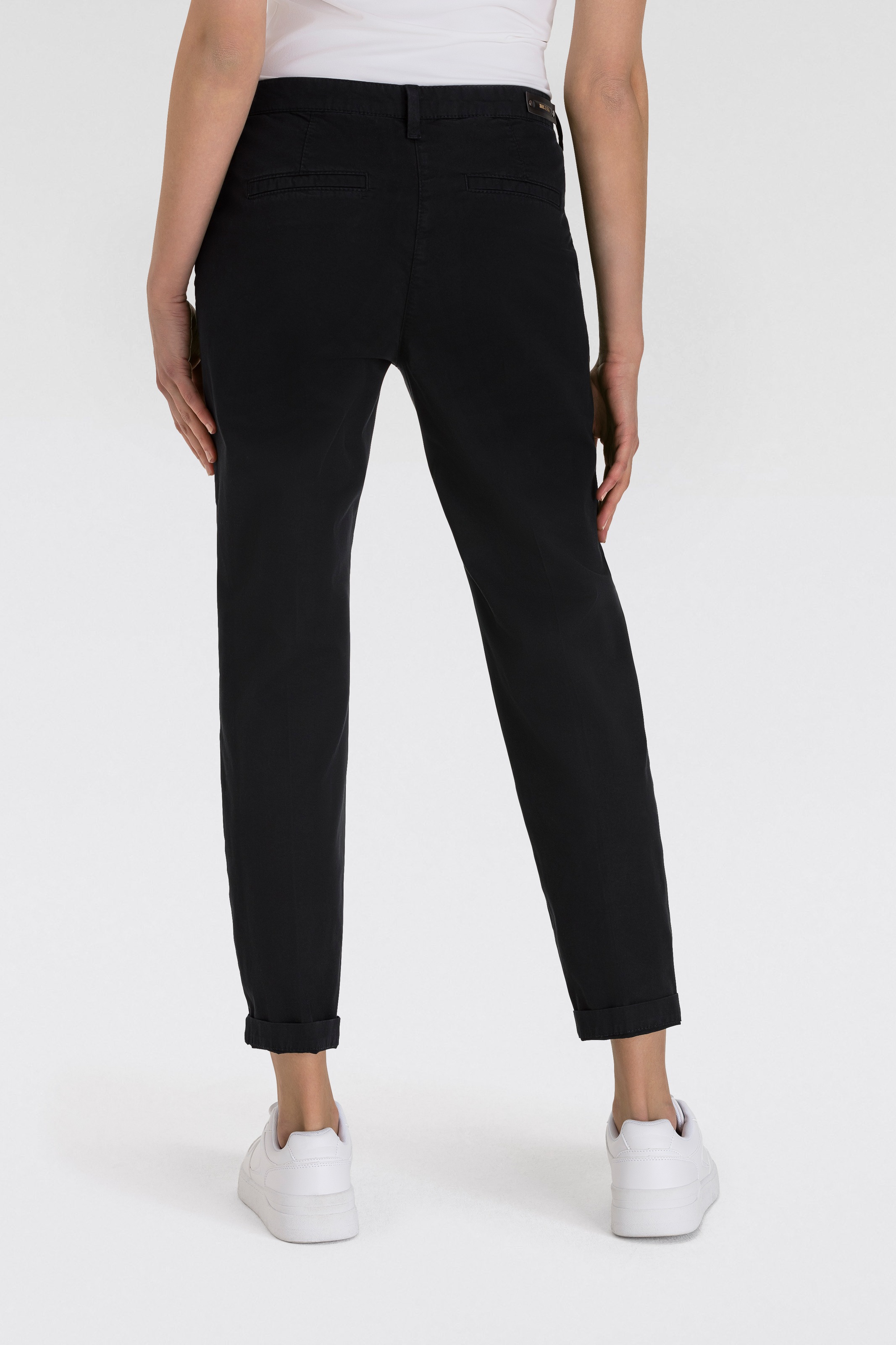 MAC Chinohose "CHINO turn up", mit dezentem Glanz, elegant und sportiv zugl günstig online kaufen