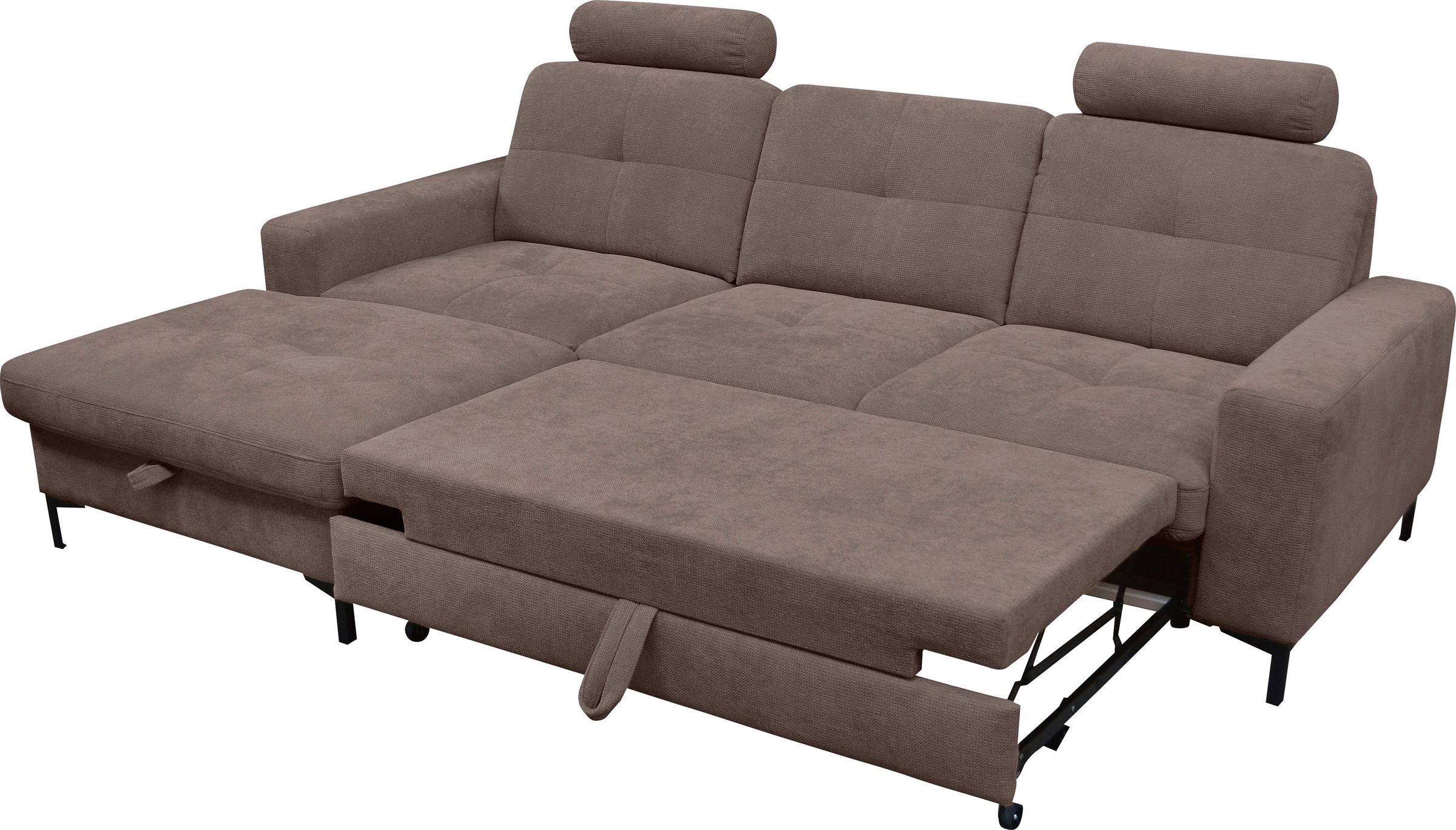 alina Ecksofa »Stelvia«, Inklusive Nackenstützen, Breite 254 cm