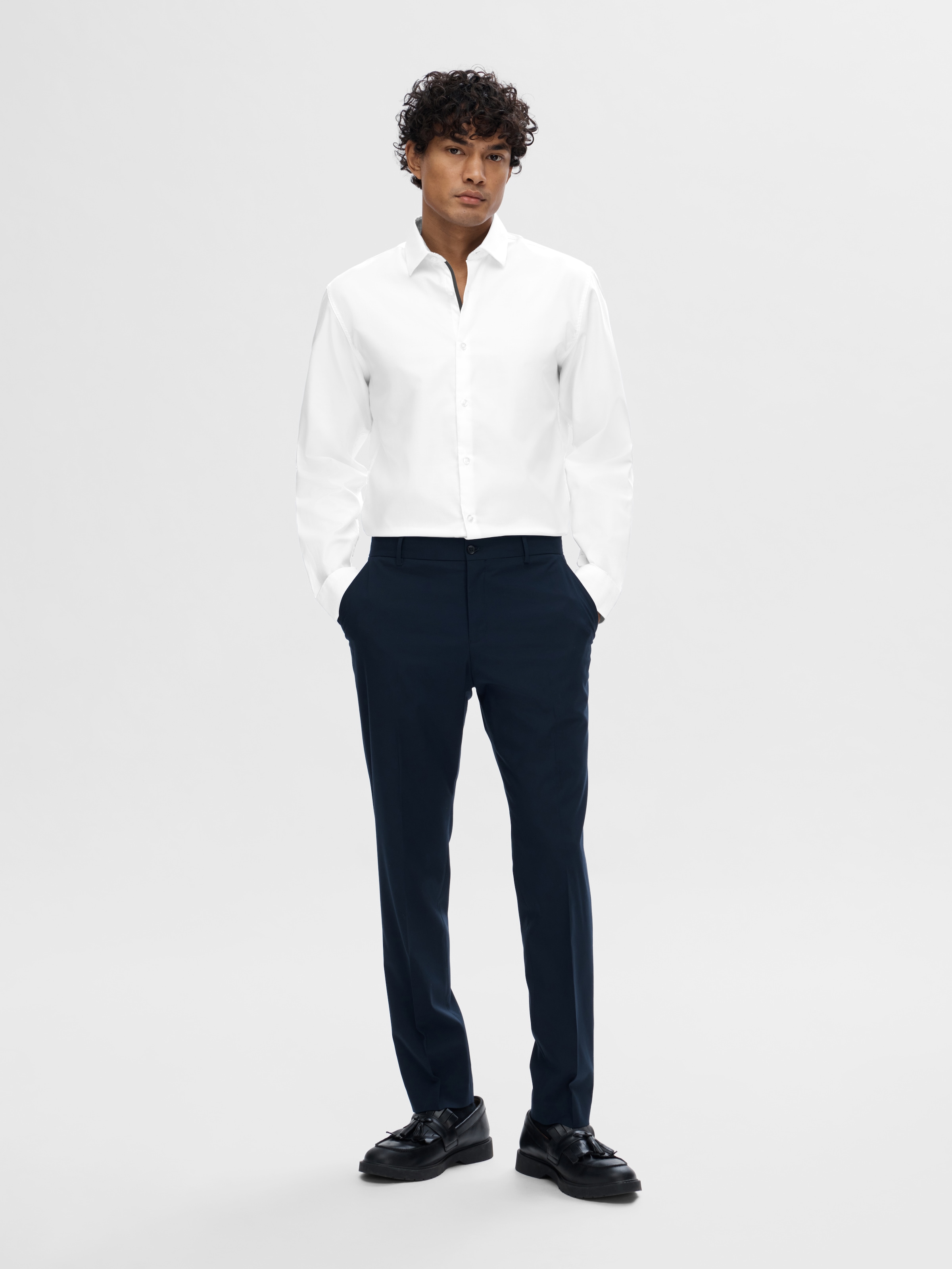 SELECTED HOMME Langarmhemd »SLHSLIMZARK LS SHIRT«