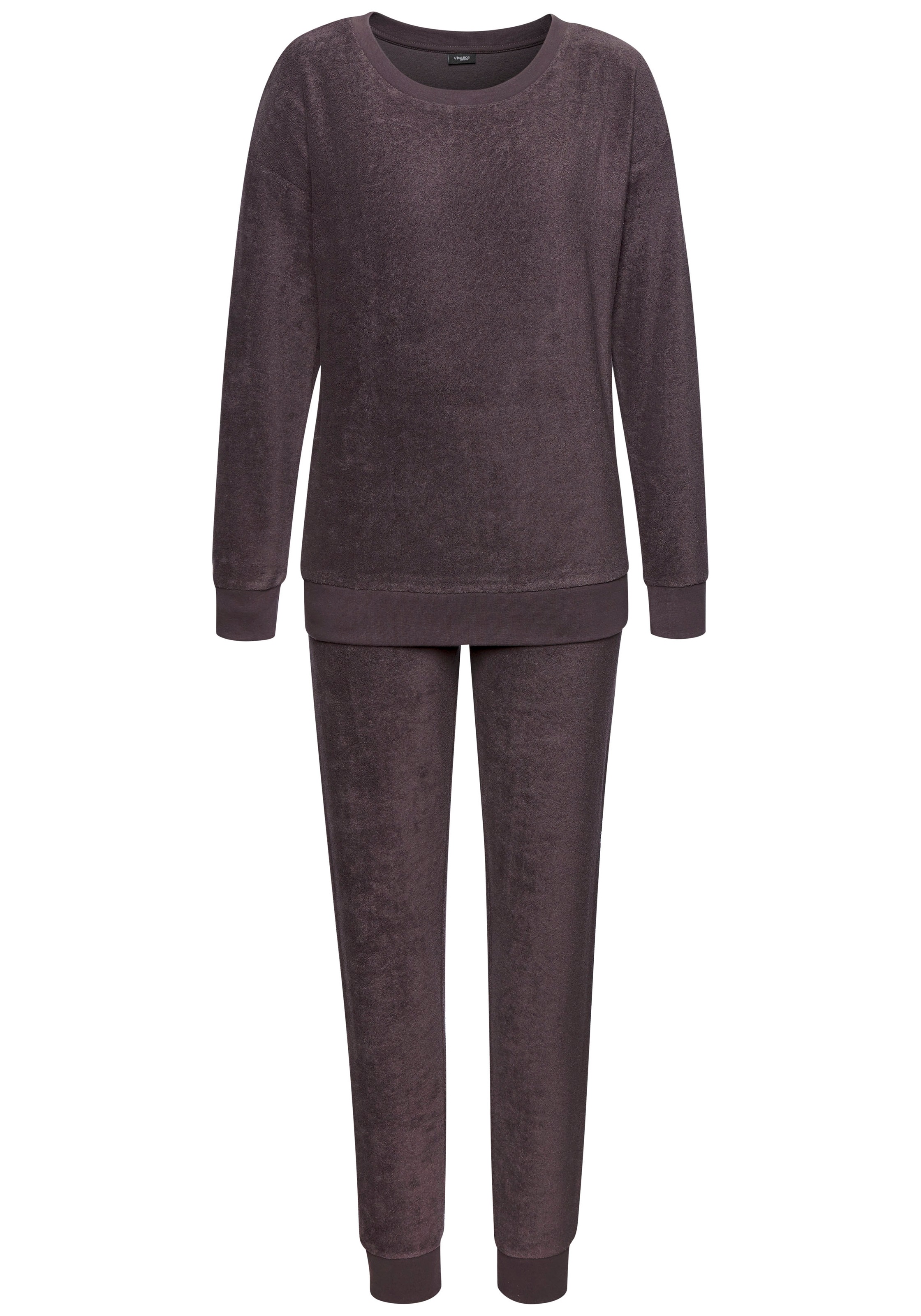 Vivance Dreams Pyjama, (2 tlg.), in schöner Frottee-Qualität günstig online kaufen