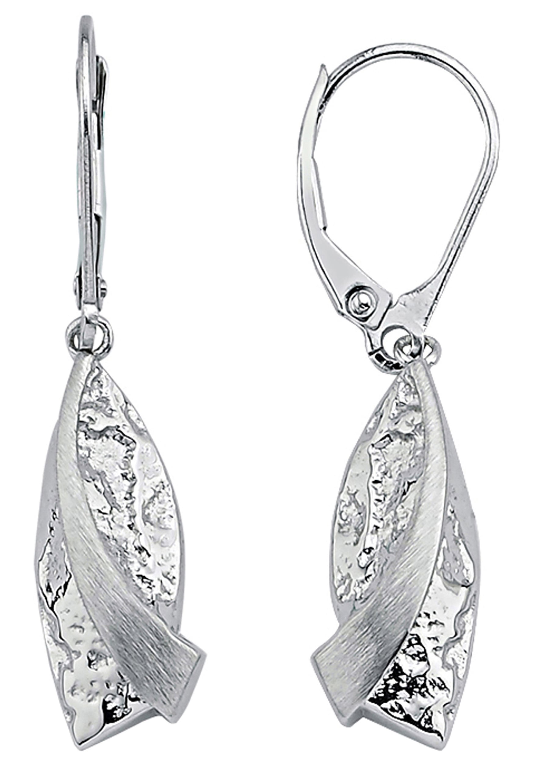 JOBO Paar Ohrhänger, gehämmert 925 BAUR Silber | online bestellen