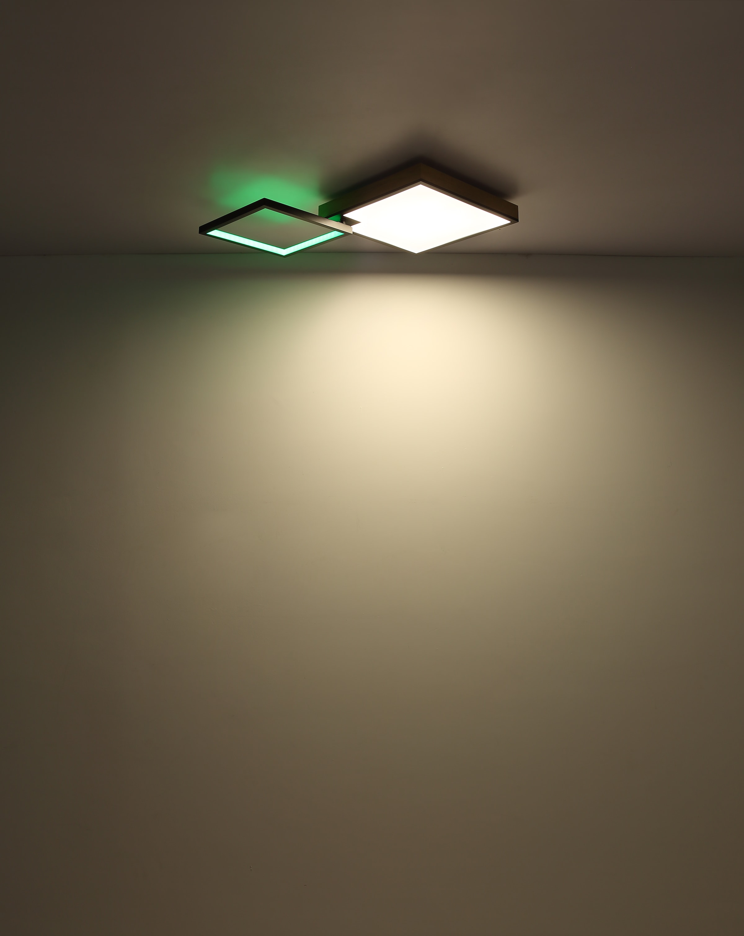 GLOBO LIGHTING LED Deckenleuchte »JACKY«, Leuchtmittel LED-Modul | LED fest integriert, Deckenlampe/Quadrat/Wohnzimmer/Schlafzimmer/elegant/Dreh-/Schwenkbar