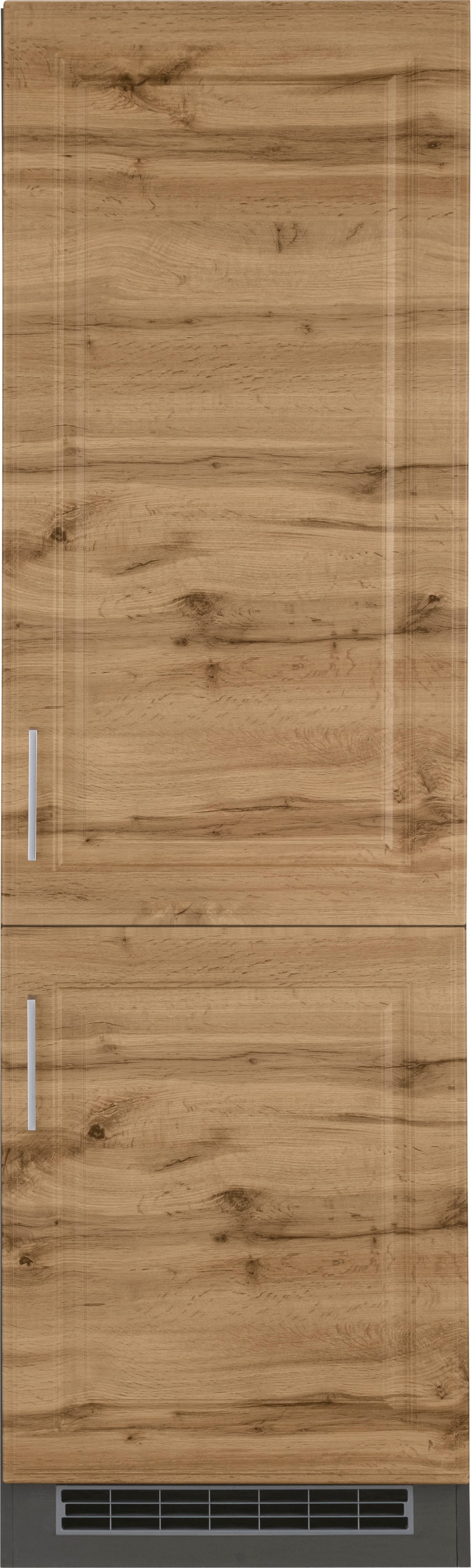 KOCHSTATION Kühlumbauschrank »KS-Stockholm« 60 cm breit, hochwertige MDF-Fronten mit Fräsung