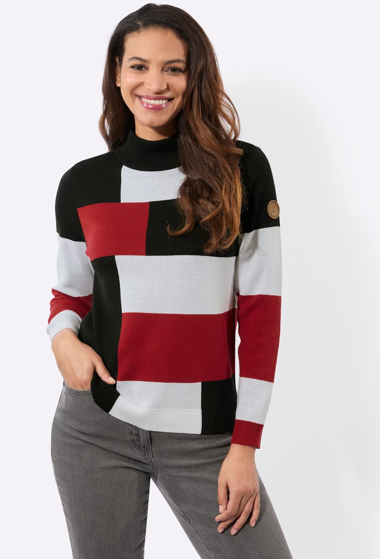 Casual Looks Strickpullover "Langarm-Pullover"