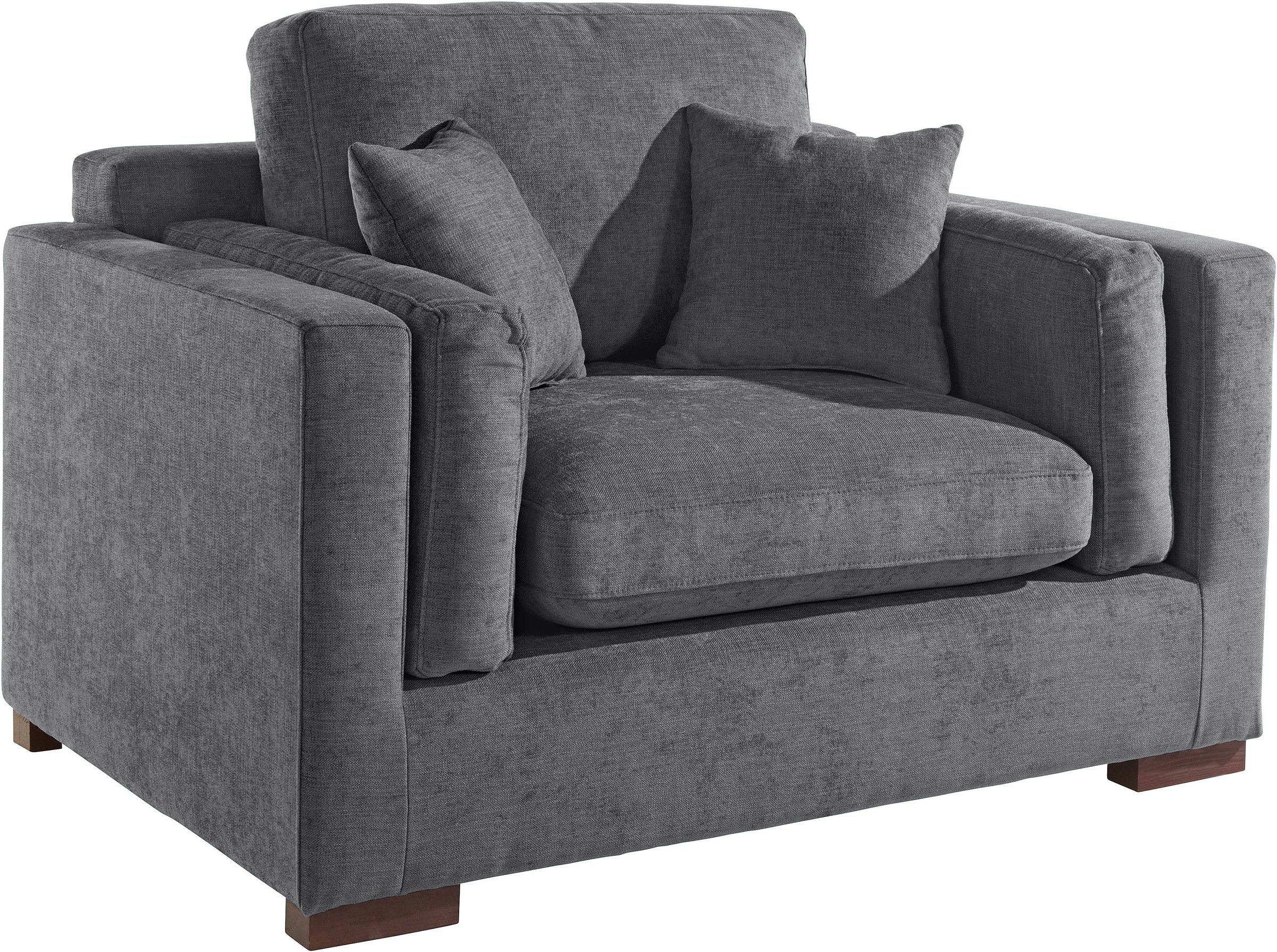Home affaire Loveseat »Fresh Pond Sessel«, weicher Sitzkomfort, incl. Zierkissen, B/T/H: 140/96/95 cm