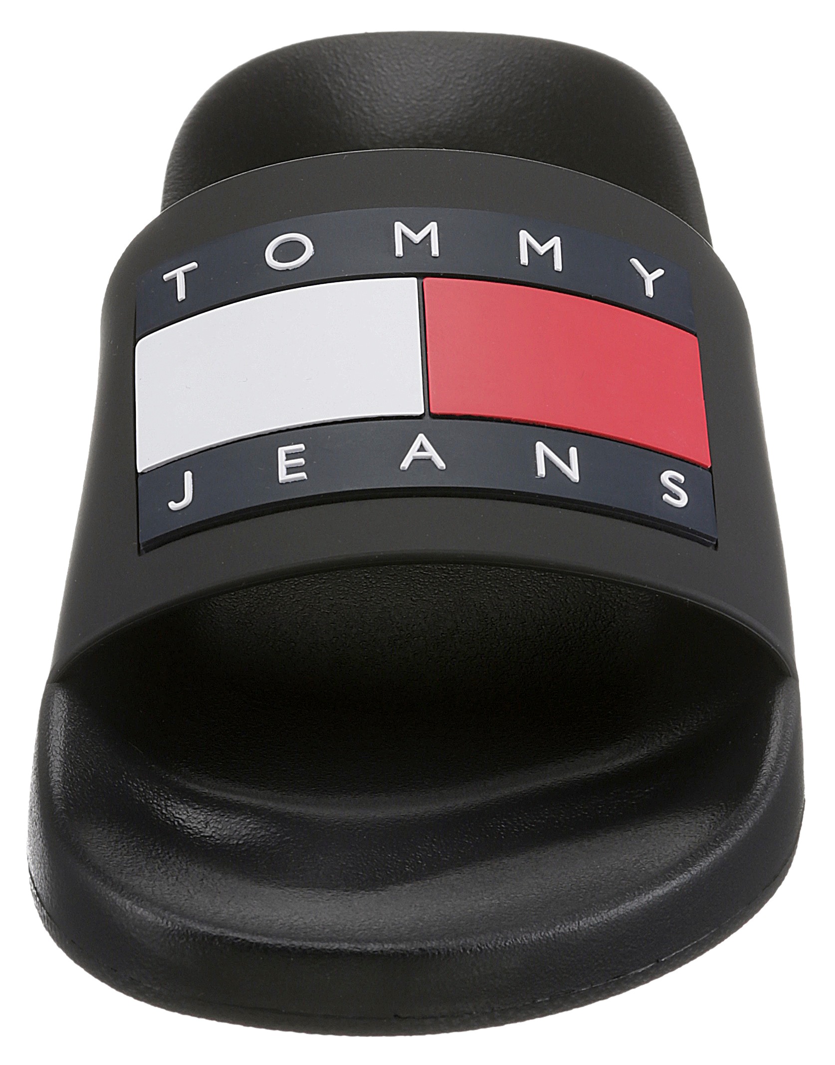 Thumbnail - Tommy Jeans Badepantolette "TOMMY JEANS POOL SLIDE ESS", Sommerschuh, Poolslides, Schlappen, mit plakativer Logoflag