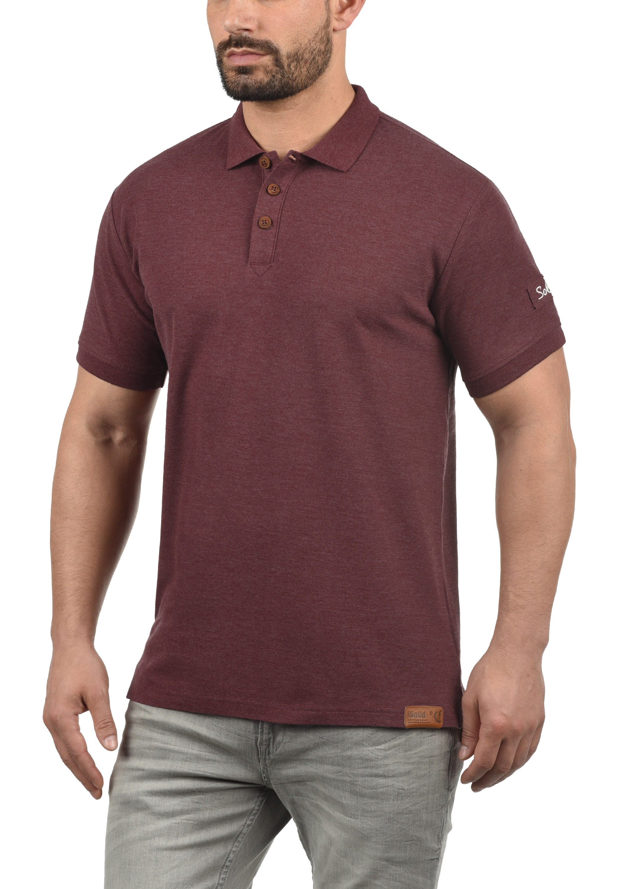 !Solid Poloshirt »Poloshirt SDTripPolo«