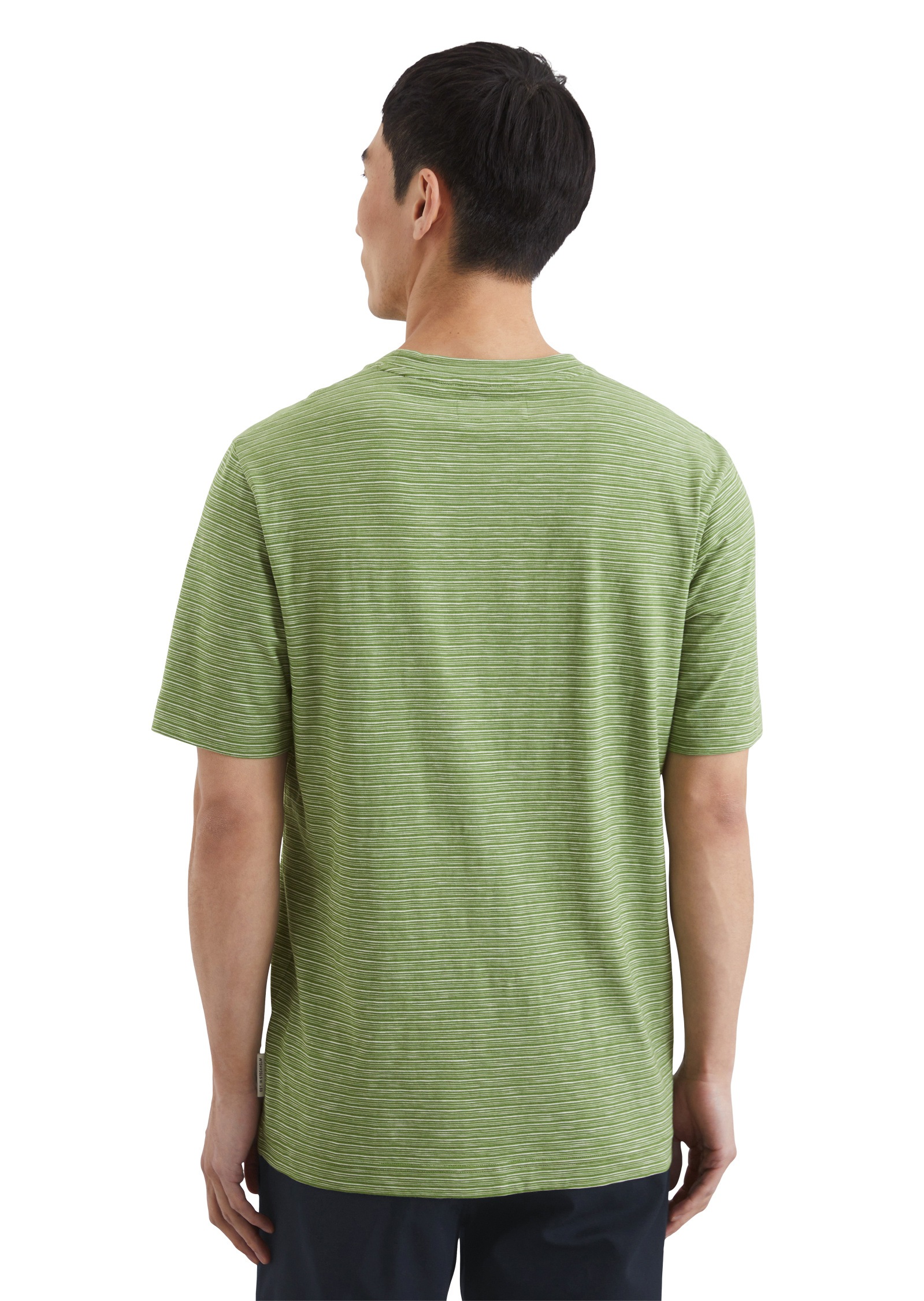 Marc O'Polo T-Shirt »aus gestreiftem Single-Slub-Jersey«