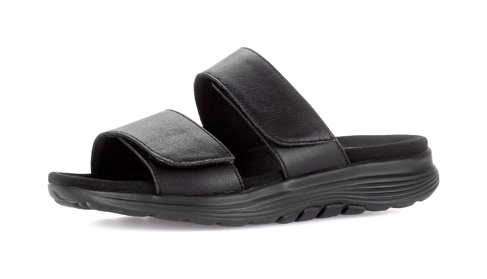 rollingsoft Pantolette Keilabsatz, Schlupfschuh, Sommerschuh in Komfortweite G (=weit)