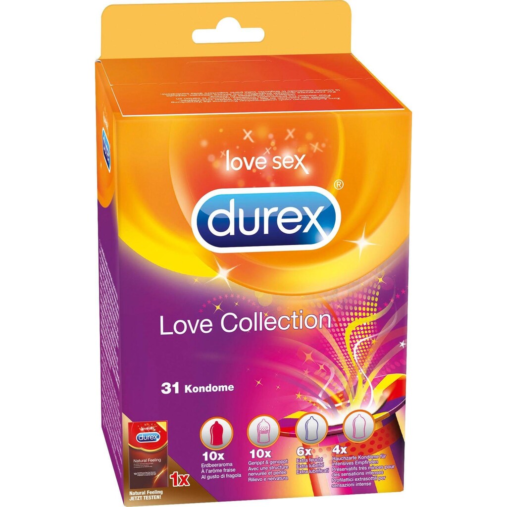 durex Kondome »Love Collection«, (Packung, 31 St.)