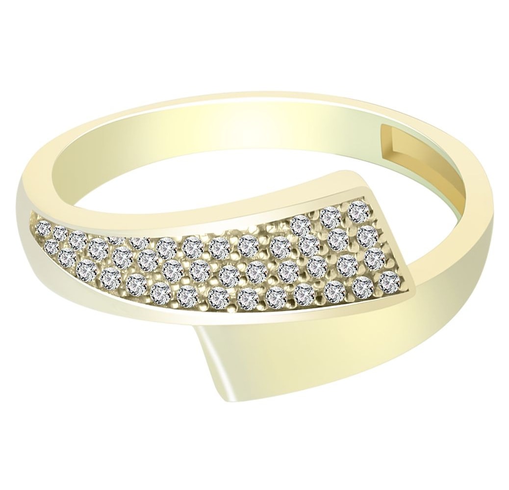 Adelia´s Fingerring »Damen Ring aus 333 Gold mit Zirkonia«