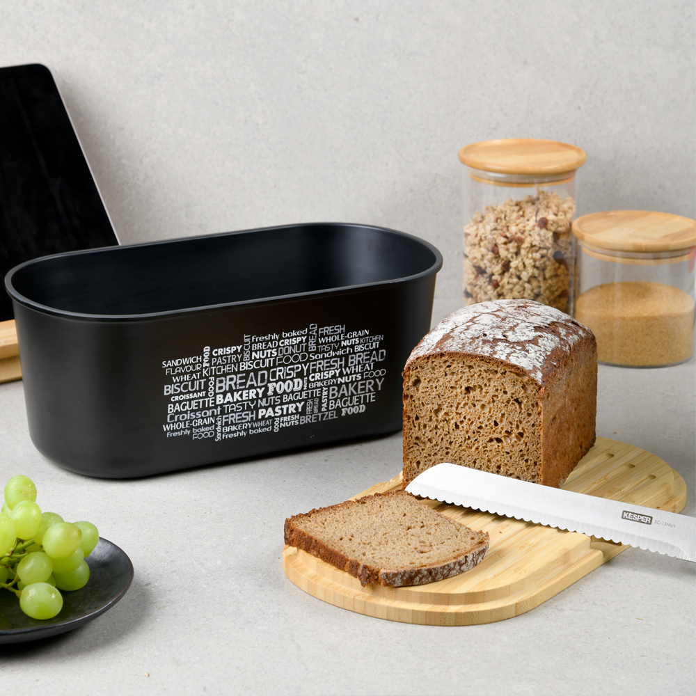 KESPER® Brotkasten »Brotbox«, (1 tlg.), Deckel als Schneidebrett verwendbar