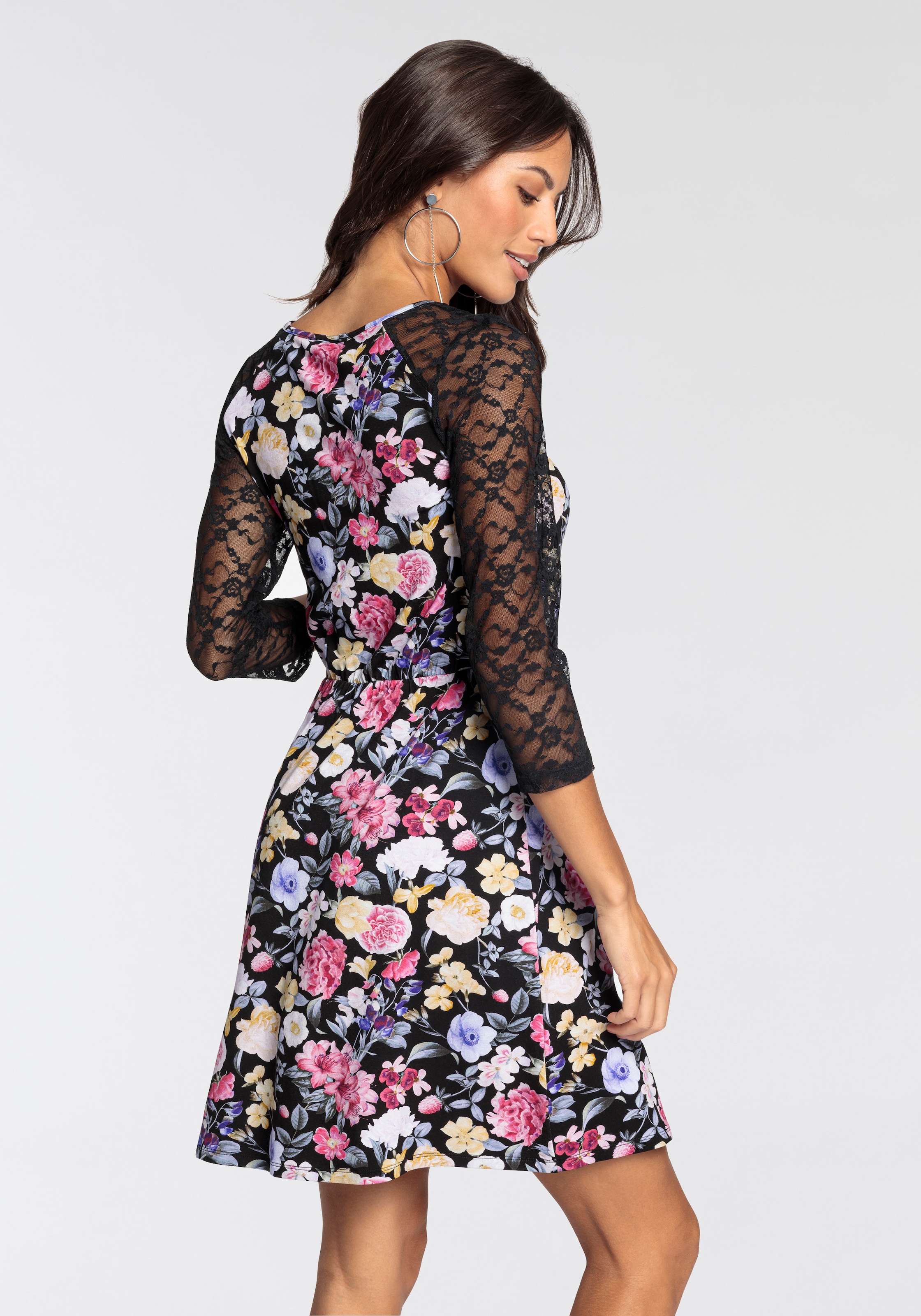 Melrose Spitzenkleid, mit elegantem Blumen-Print - NEUE KOLLEKTION