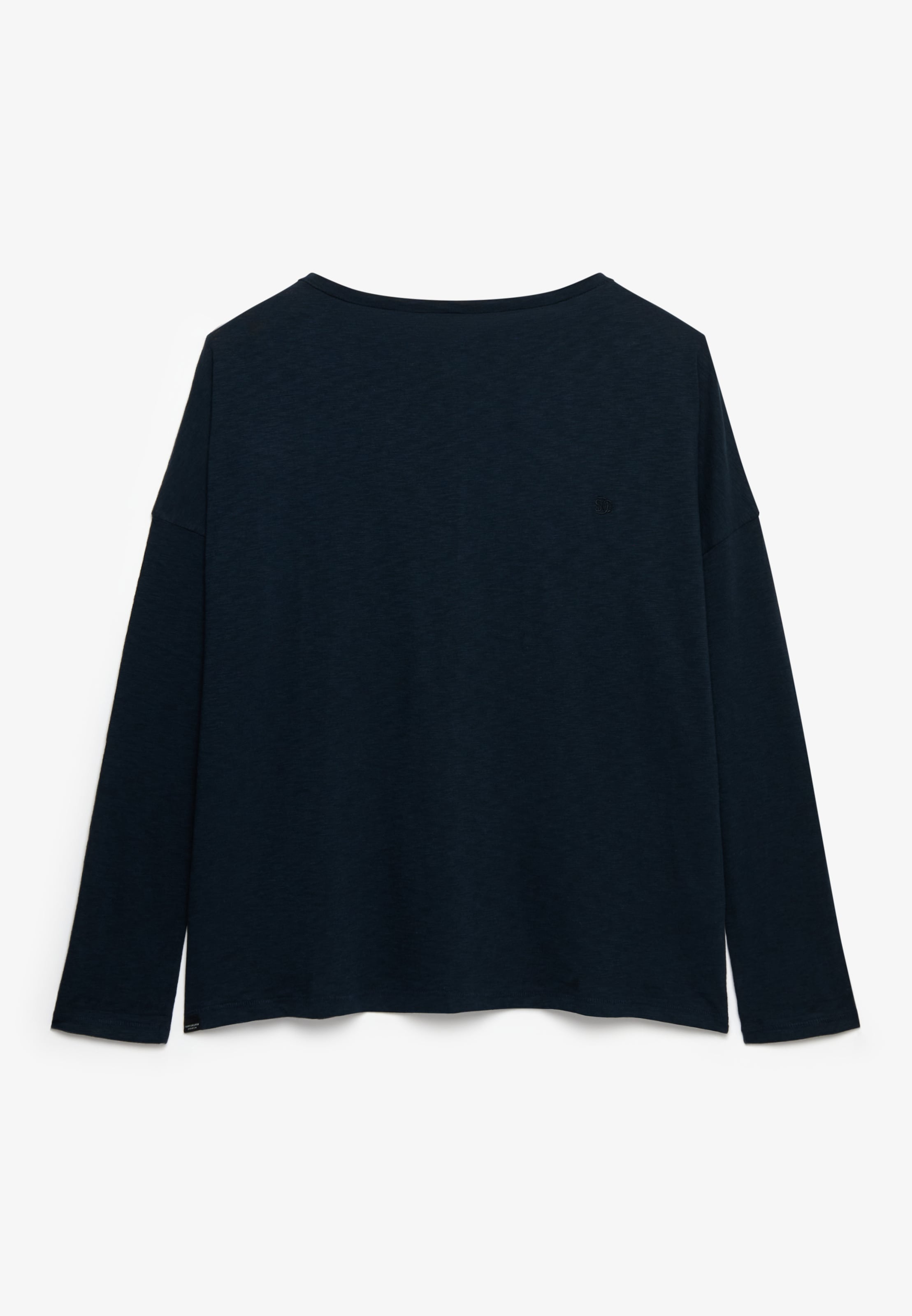 Superdry Langarmshirt "STUDIOS BOAT NECK SLUB LS TOP" Baumwollmischung, ove günstig online kaufen