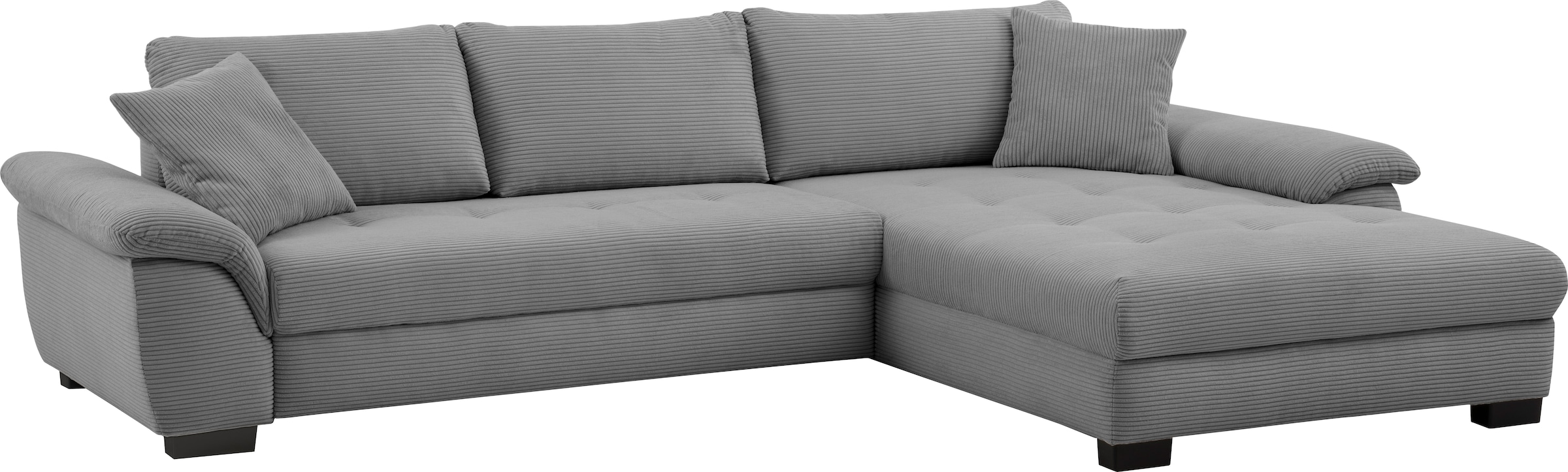 Mr. Couch Ecksofa »Dario, L-Form, mit Bett und Bettkasten«, mit Kaltschaum