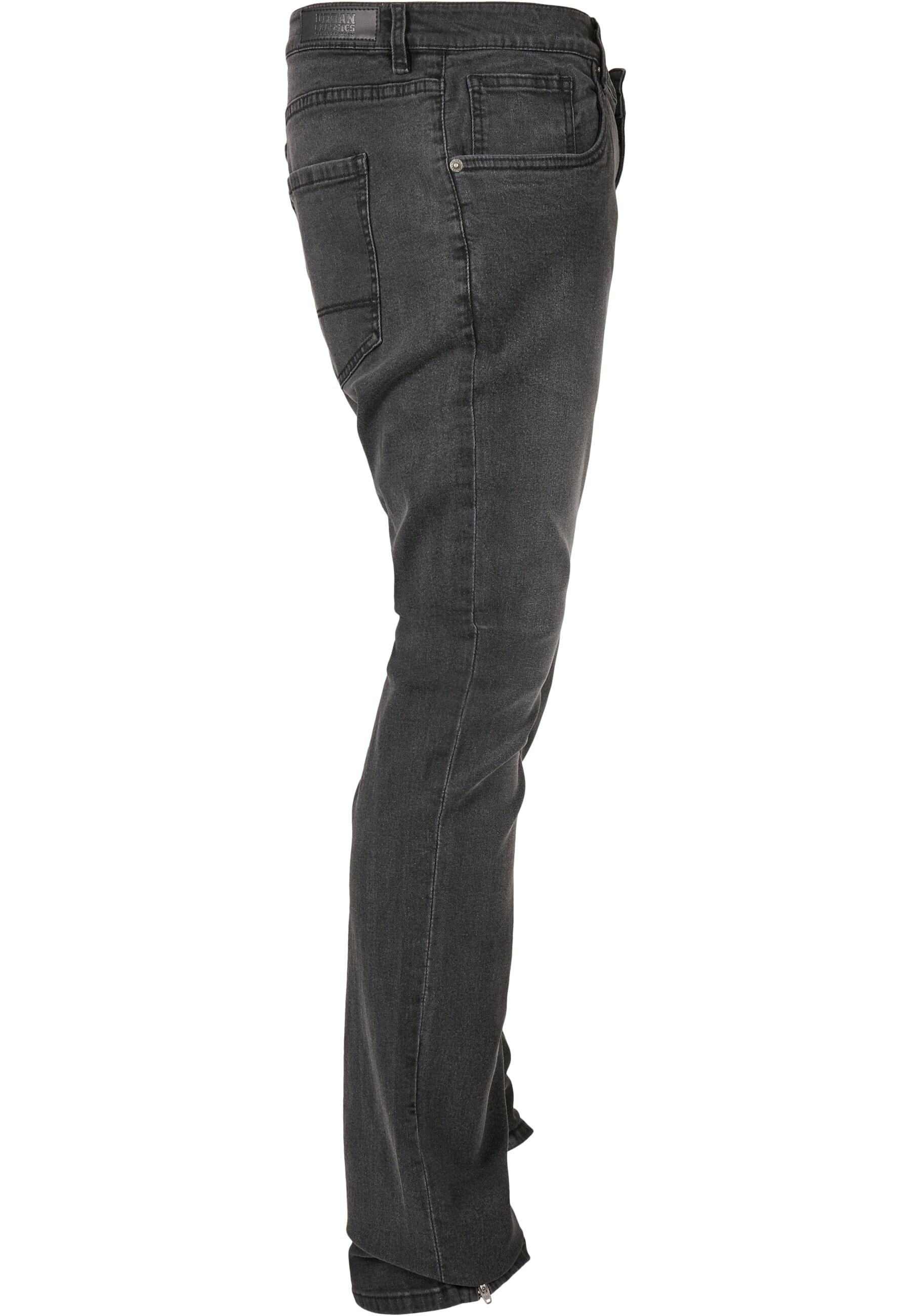 URBAN CLASSICS Bequeme Jeans »Urban Classics Herren Slim Fit Zip Jeans« 1 Stk.