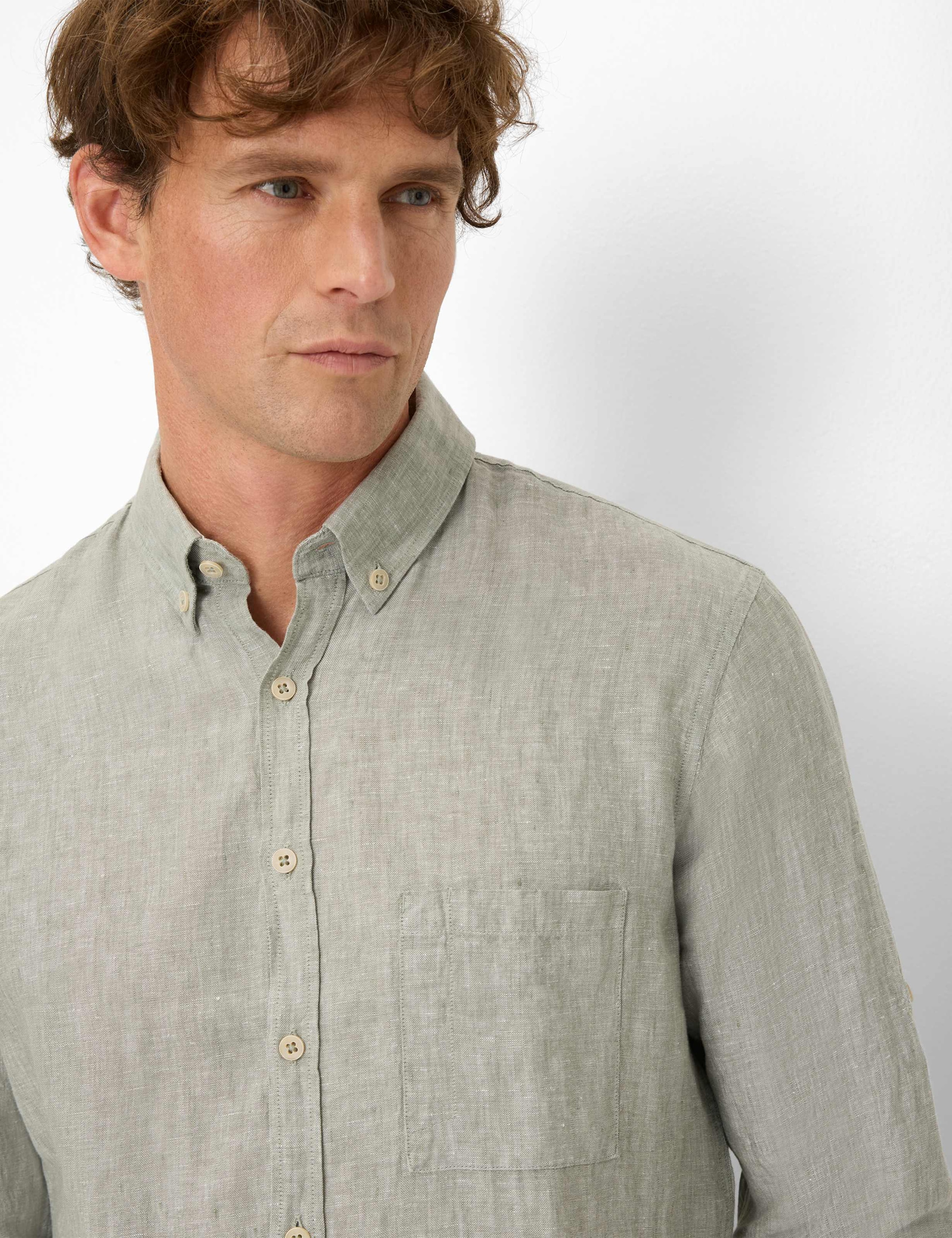 Brax Leinenhemd »Style DIRK«