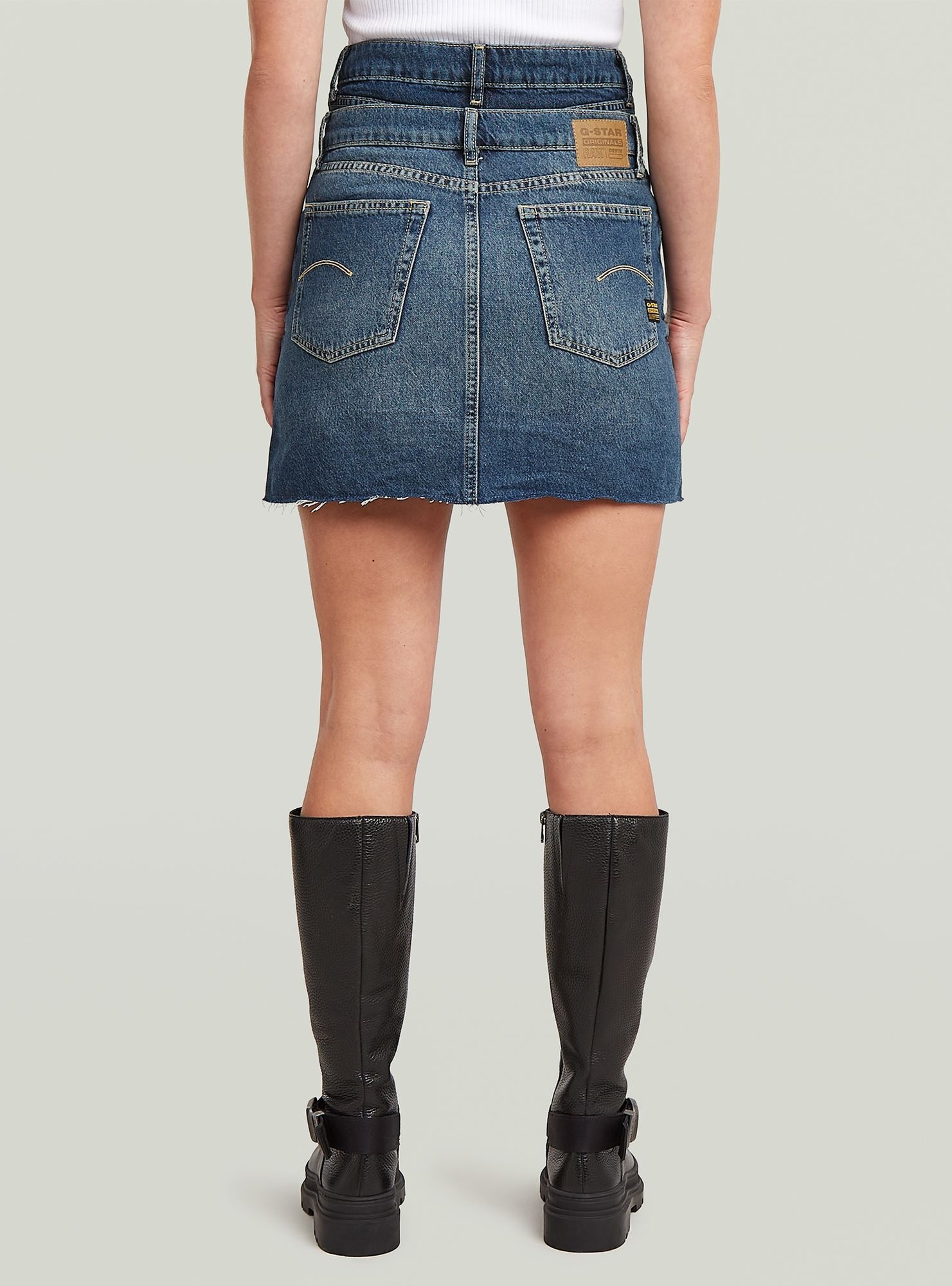 G-STAR Jeanskleid »Carter Double Waistband Mini Skirt«