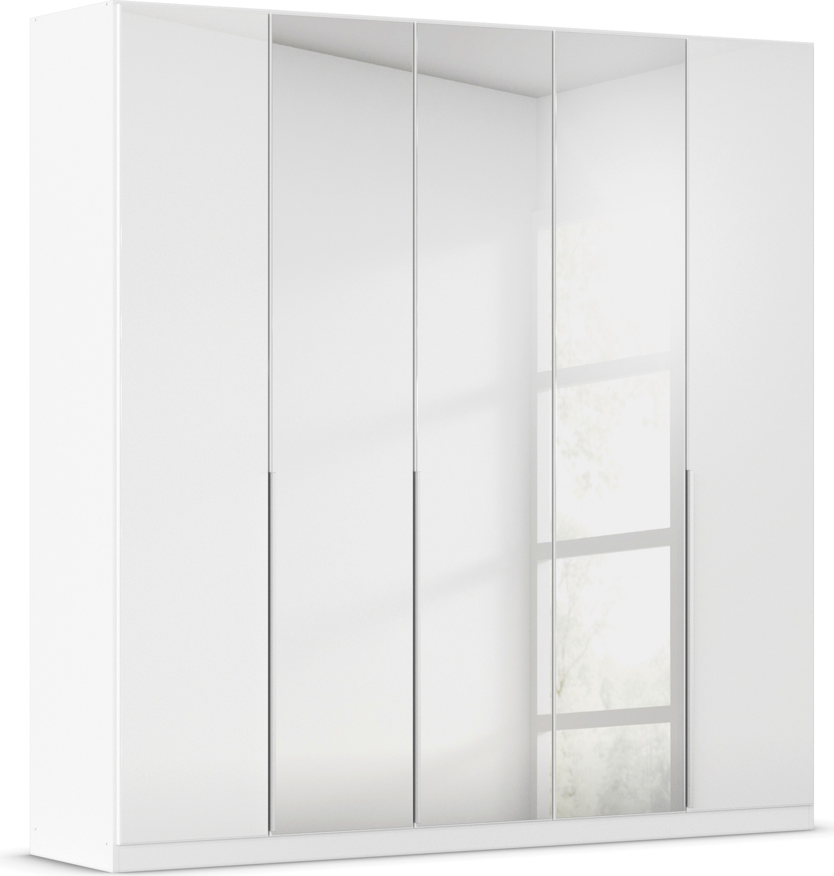 Drehtürenschrank OTTO HOME, B:226cm H:229cm T:54cm, weiß, Holzwerkstoff, Schränke, "Kleiderschrank Kleiderschränke Schrank Garderobe AGORDO mit