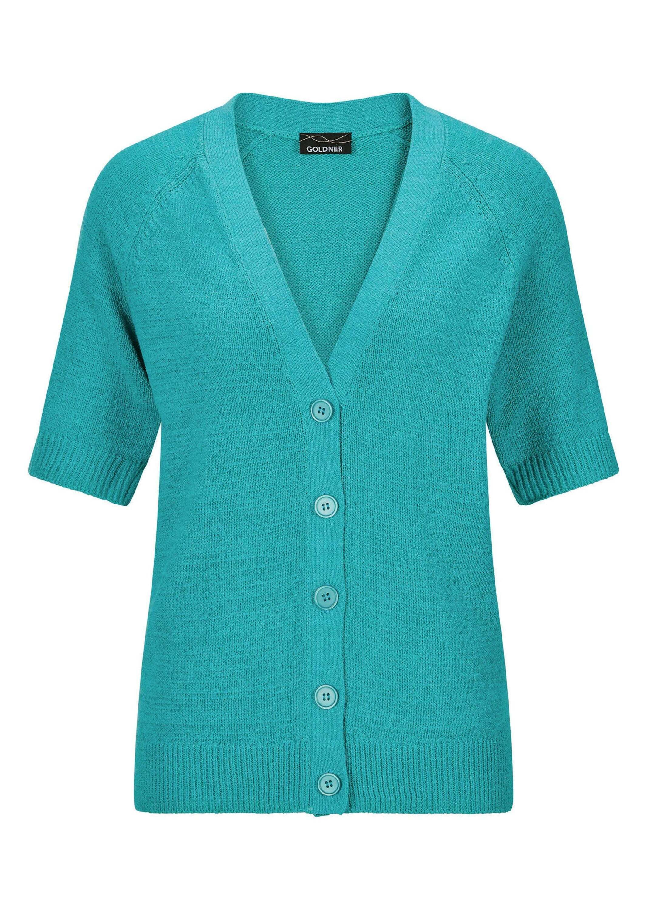 GOLDNER "Damen Cardigan in Pink, Halbarm" Tonale Knöpfe