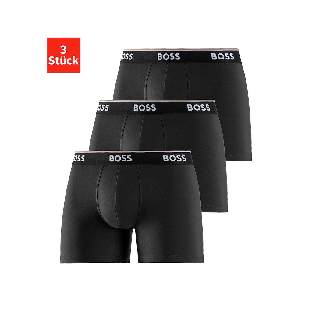 BOSS Langer Boxer »Boxer Brief 3P«, (Packung, 3er-Pack)