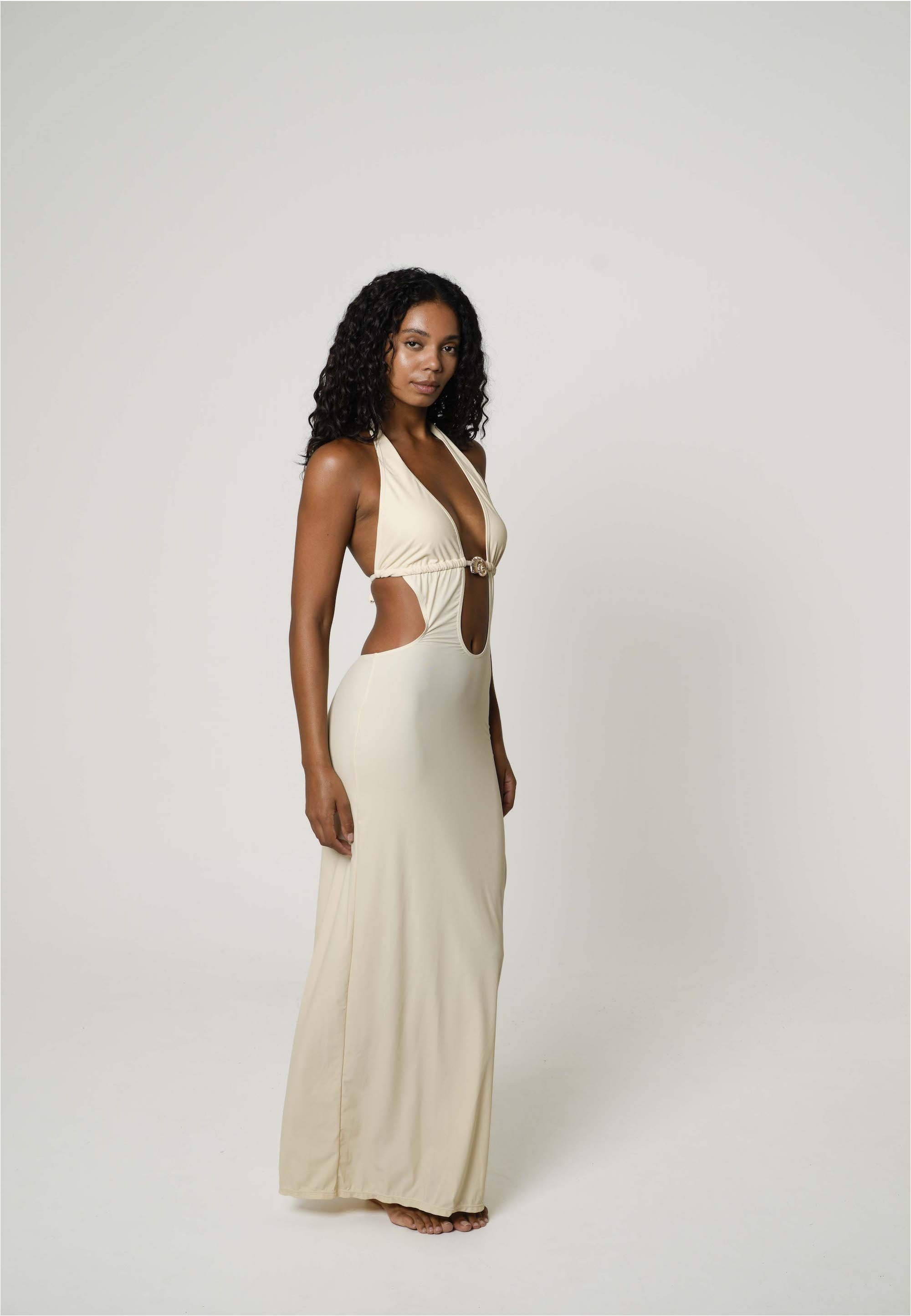 Moda Minx Jerseykleid »Nautilus Shell Long Dress«, (1 tlg.), mit tollem Muschel-Element