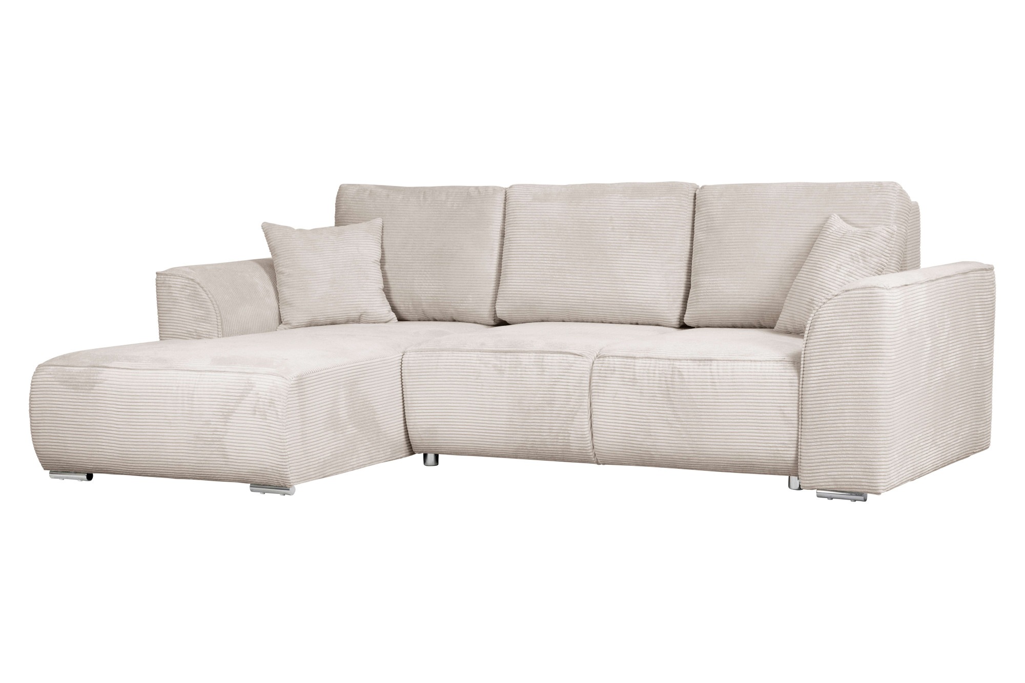 INOSIGN Ecksofa »BEATRICE optionale Schlafsofa mit Bettkasten, B/T/H: 265/170/86 cm«, L-Form, wahlweise auch mit Bettfunktion und Bettkasten