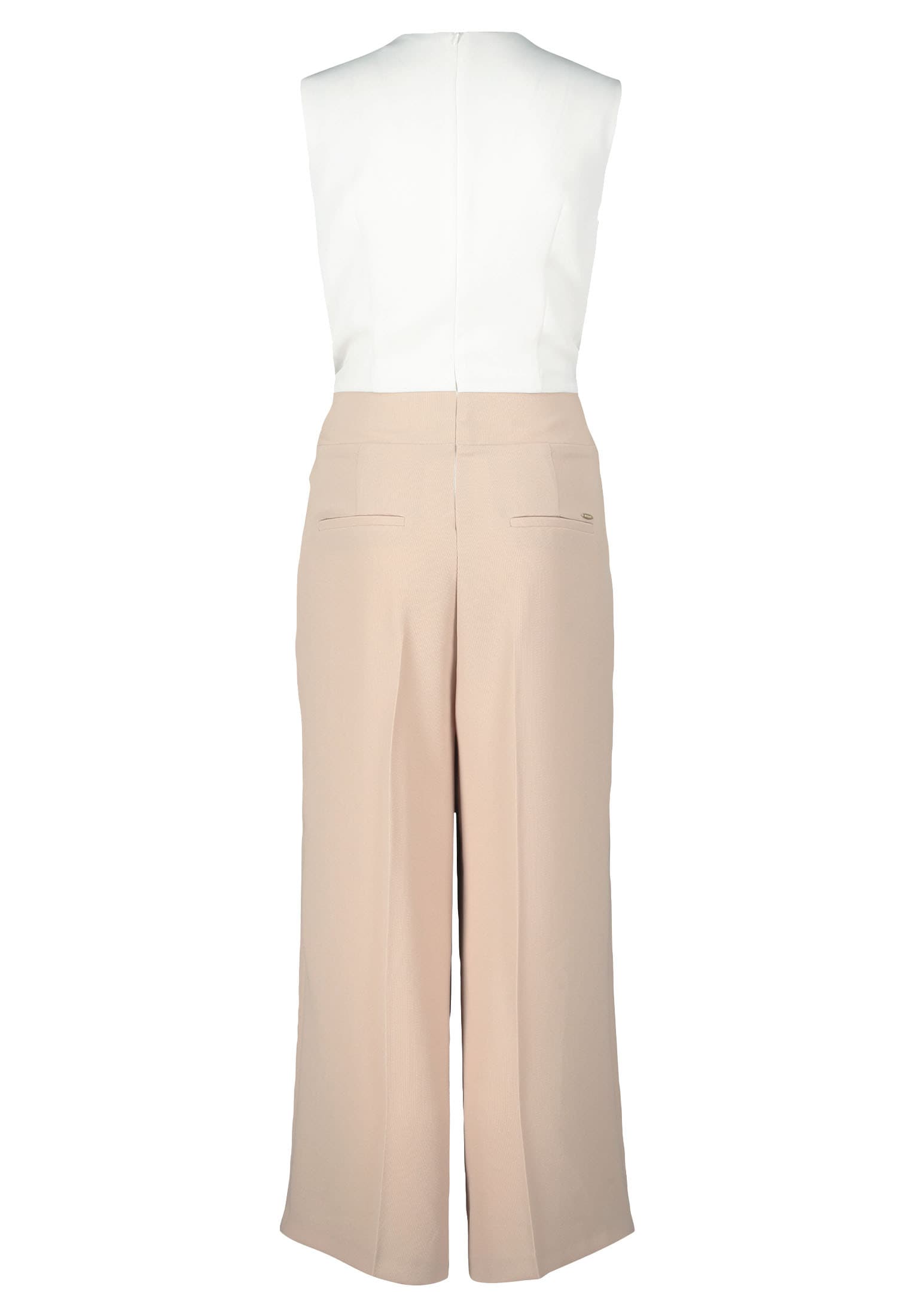 Betty&Co Overall »Betty & Co Jumpsuit ohne Arm«, (1 tlg.), Falten