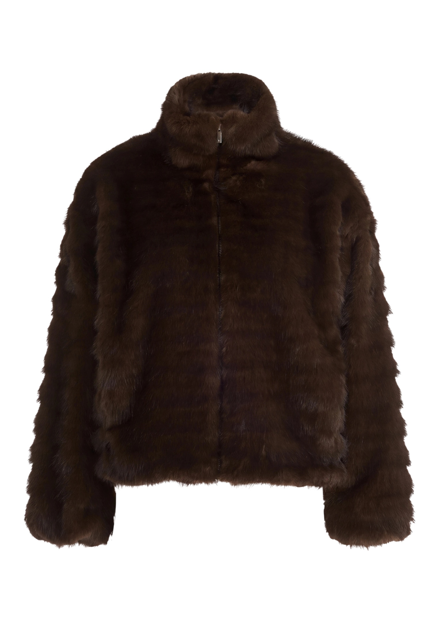 Zero Plüschjacke »Damen mit Reißverschluss«