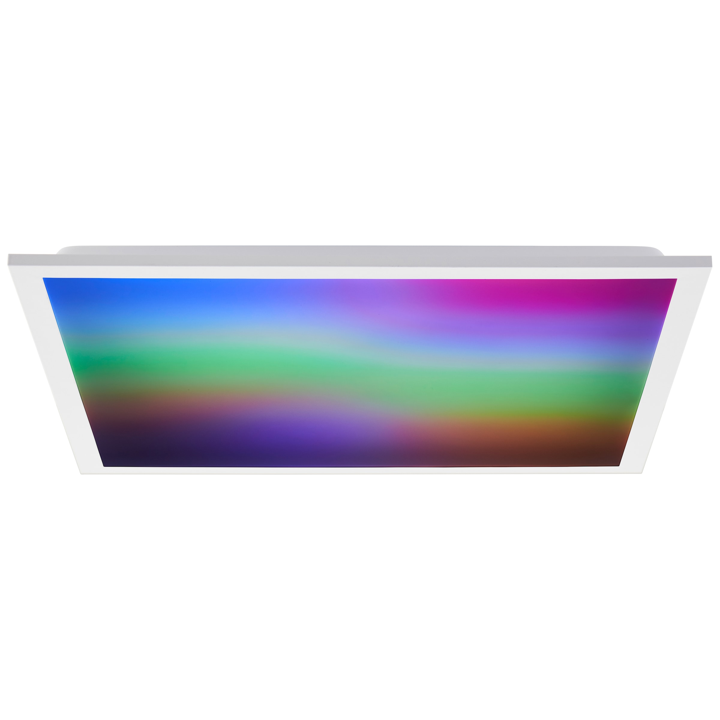 Brilliant LED Deckenleuchte »Briston«, 45 x 45 cm, 2500 lm, 3000-6500 K, IC-RGB, dimmbar, Aluminium, weiß