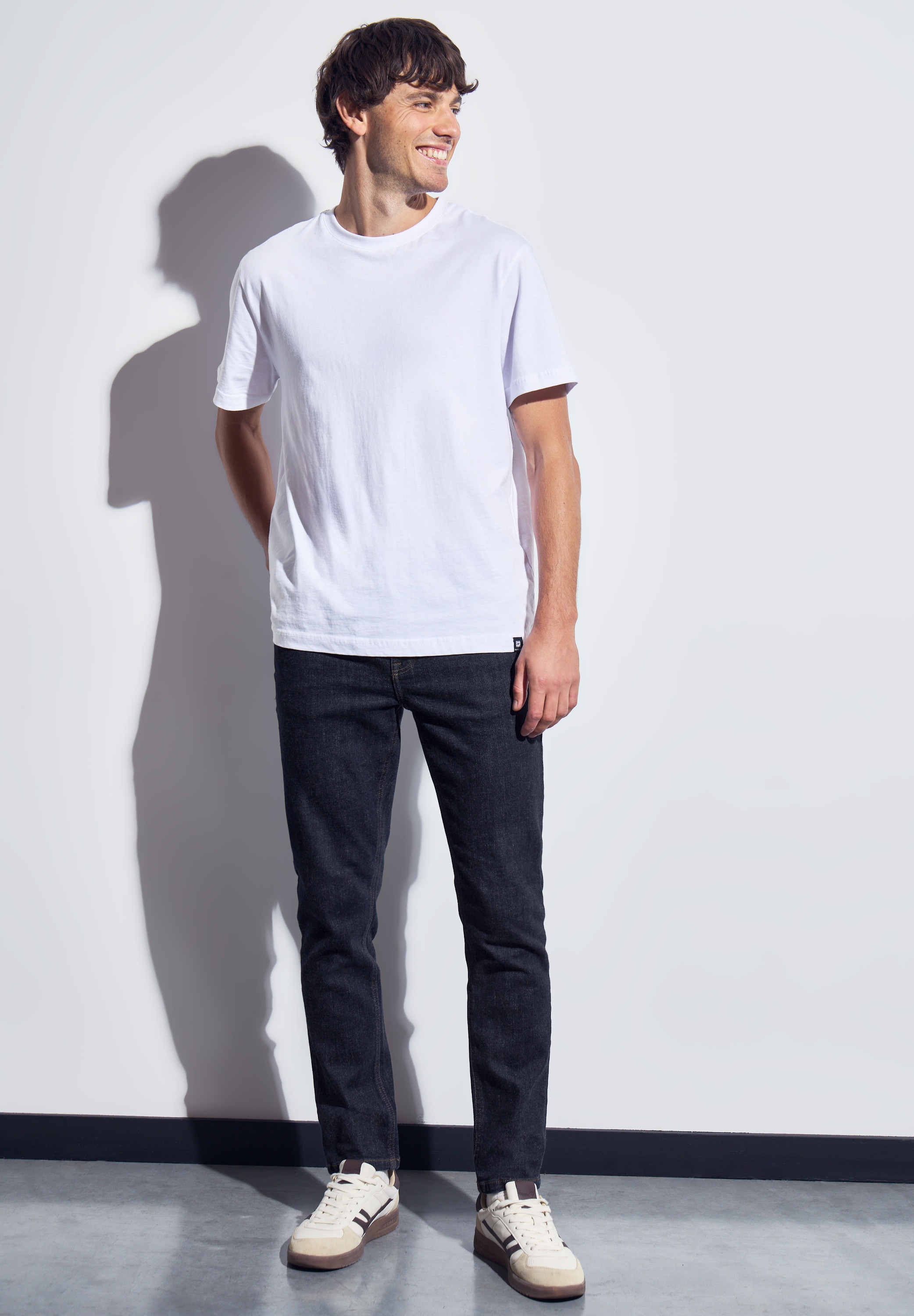 STREET ONE MEN Regular-fit-Jeans, aus Baumwolle mit Stretchanteil