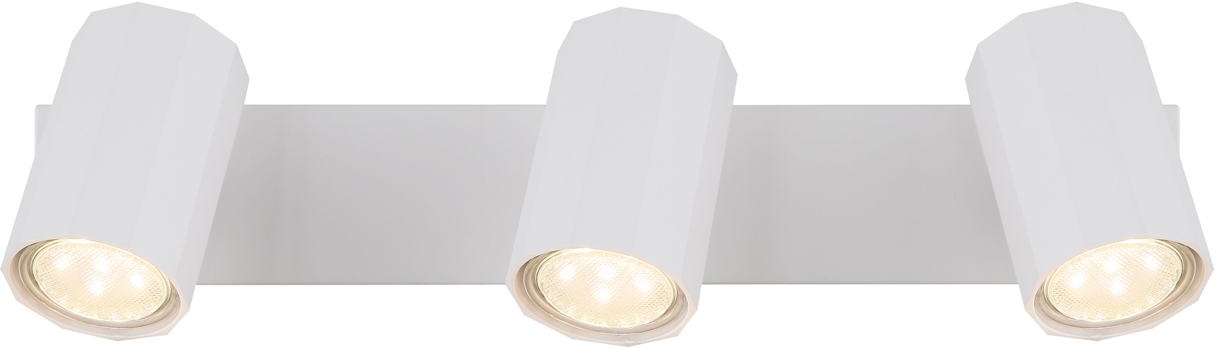 GLOBO LIGHTING Deckenstrahler »JAMES«, Leuchtmittel GU10 | ohne Leuchtmittel, Deckenspot/weiß/Wohnzimmer/Flur/Schlafzimmer