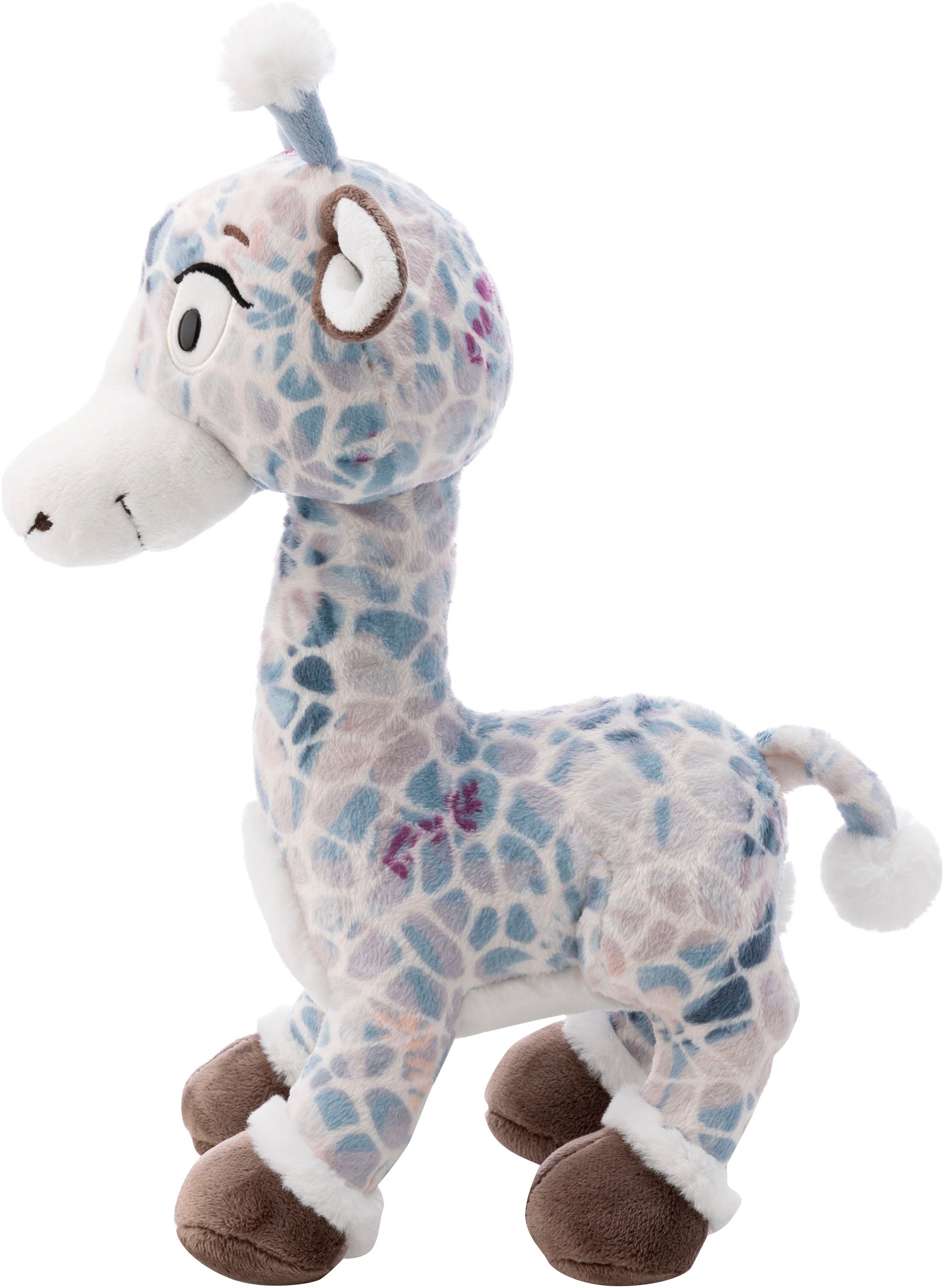 Nici Kuscheltier »Winter, Giraffe Winny Winterfur, 70 cm stehend« sitzend; enthält recyceltes Material