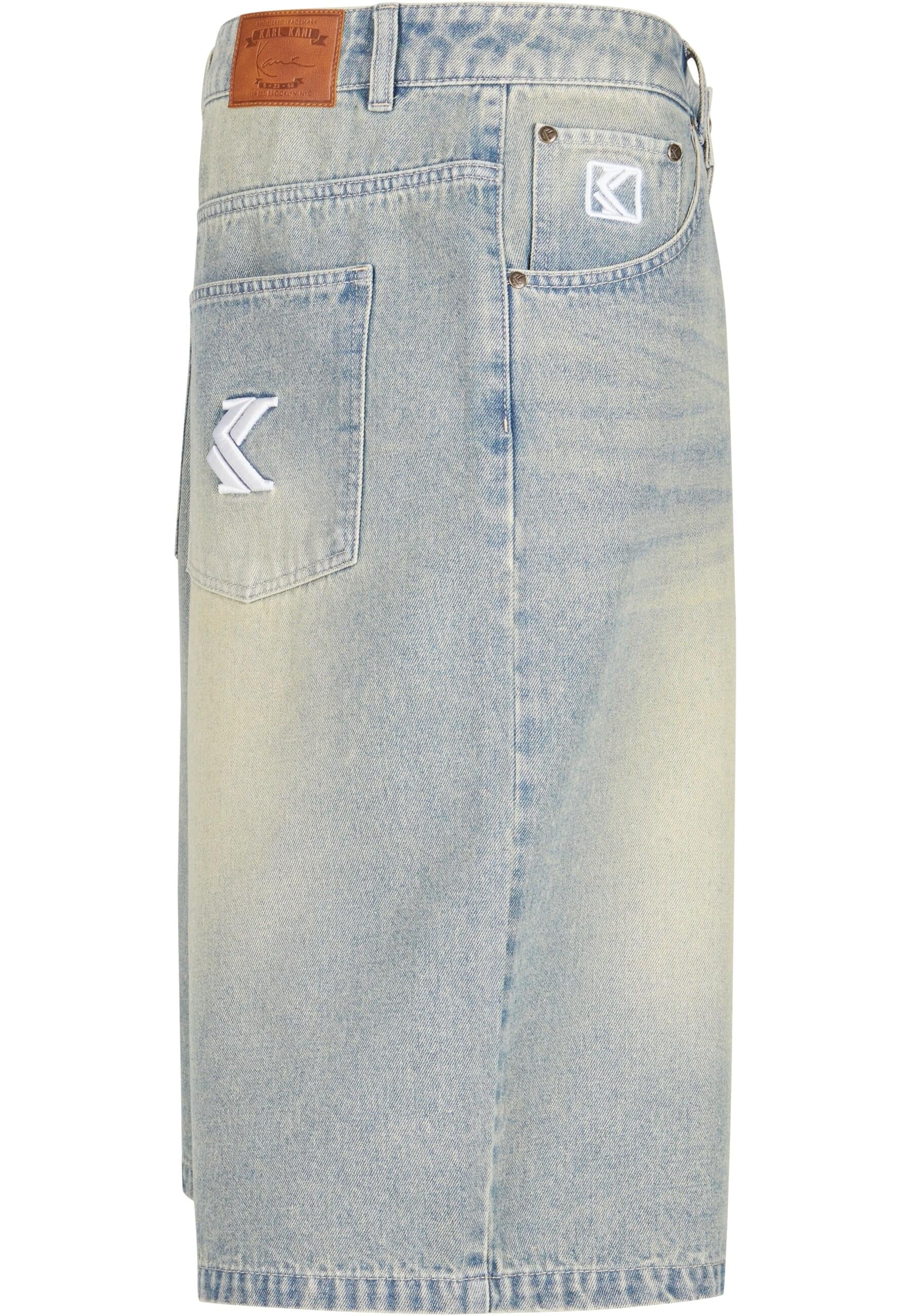 Karl Kani Shorts »Karl Kani Herren Karl Kani OG Denim Baggy Jorts«, (1 tlg.)