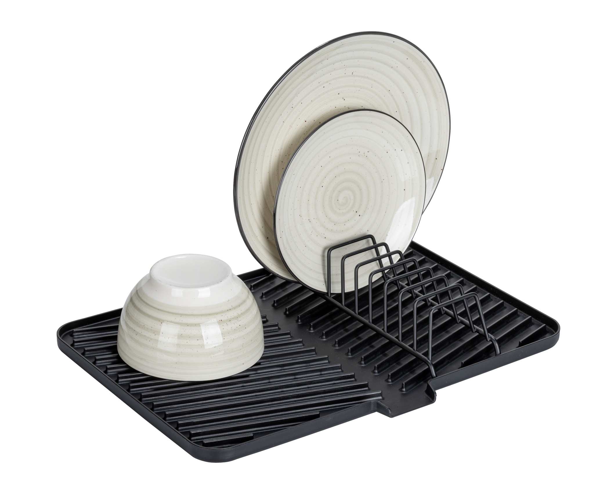 SCHÖNER WOHNEN-Kollektion Abtropfmatte »ARIANA« robuster Geschirrabtropfer mit Ablaufrinne, platzsparend, rutschfest